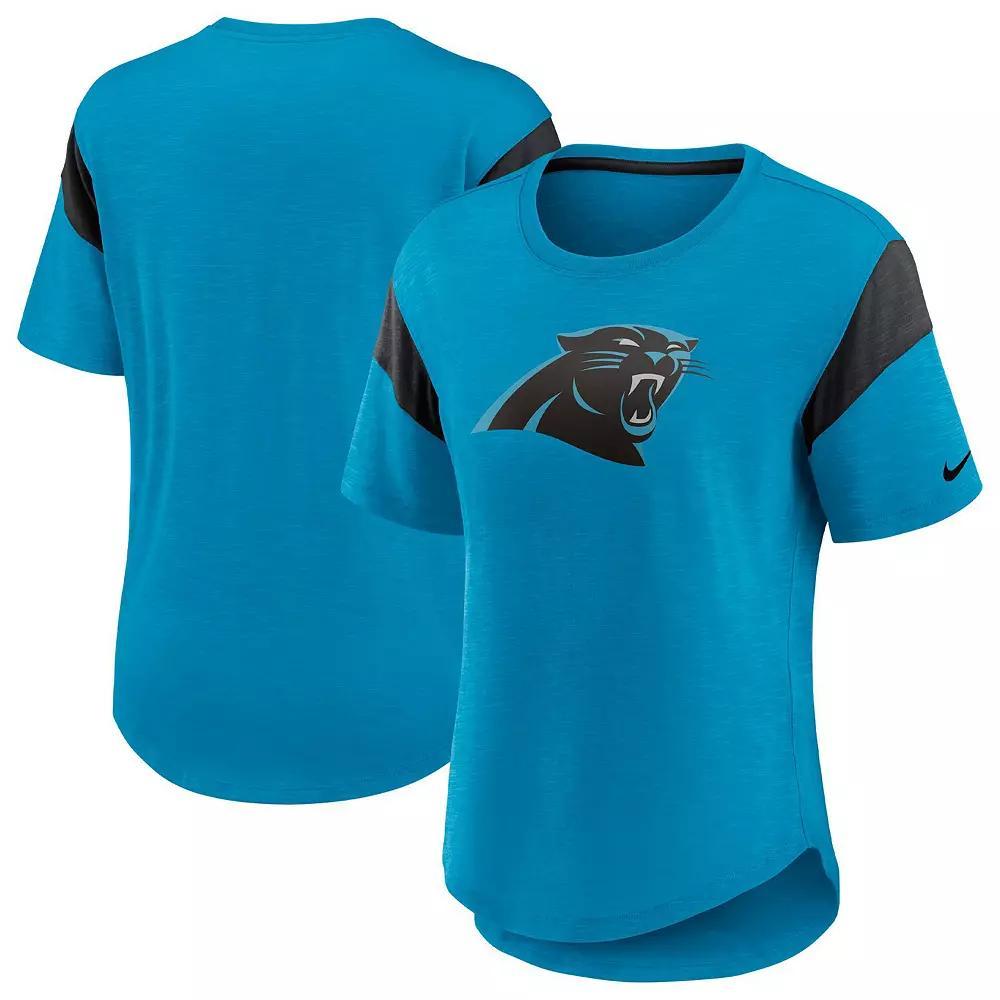 Womens Nike Carolina Panthers Primary Logo Fashion Top Product Image