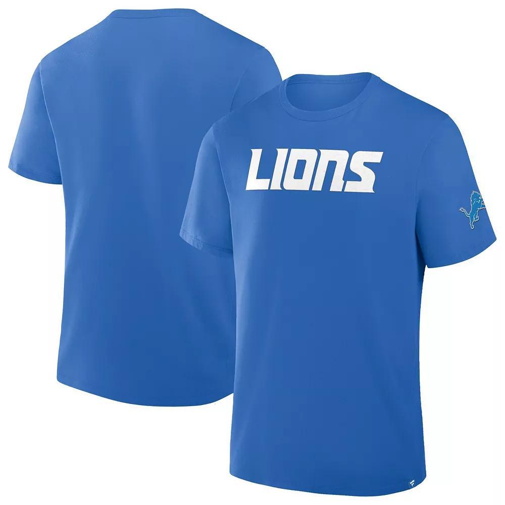 Men's Fanatics  Blue Detroit Lions Legacy Cotton T-Shirt, Size: XL Product Image