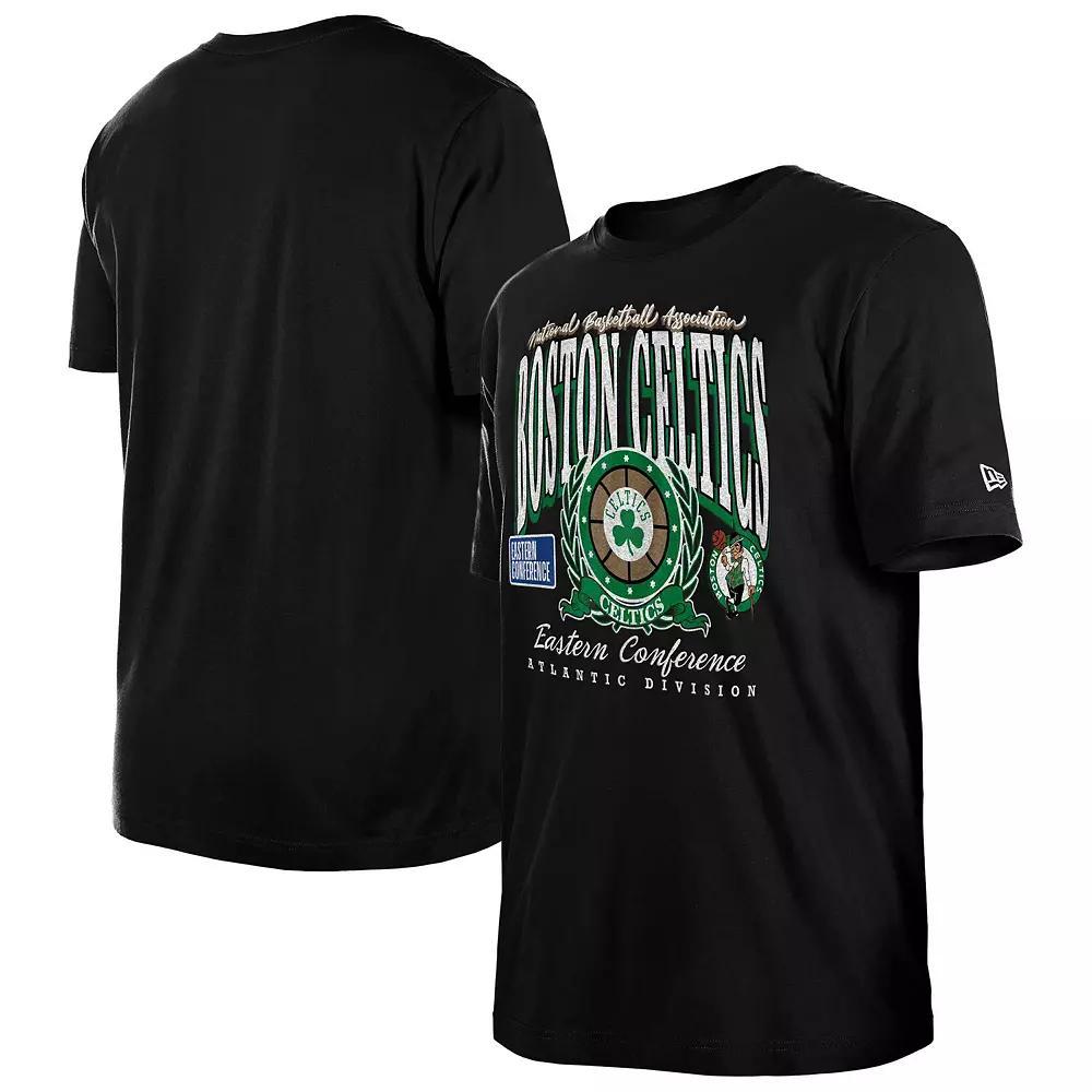 Men's New Era Black Boston Celtics Sport Classics Enzyme Washed T-Shirt, Size: 2XL Product Image
