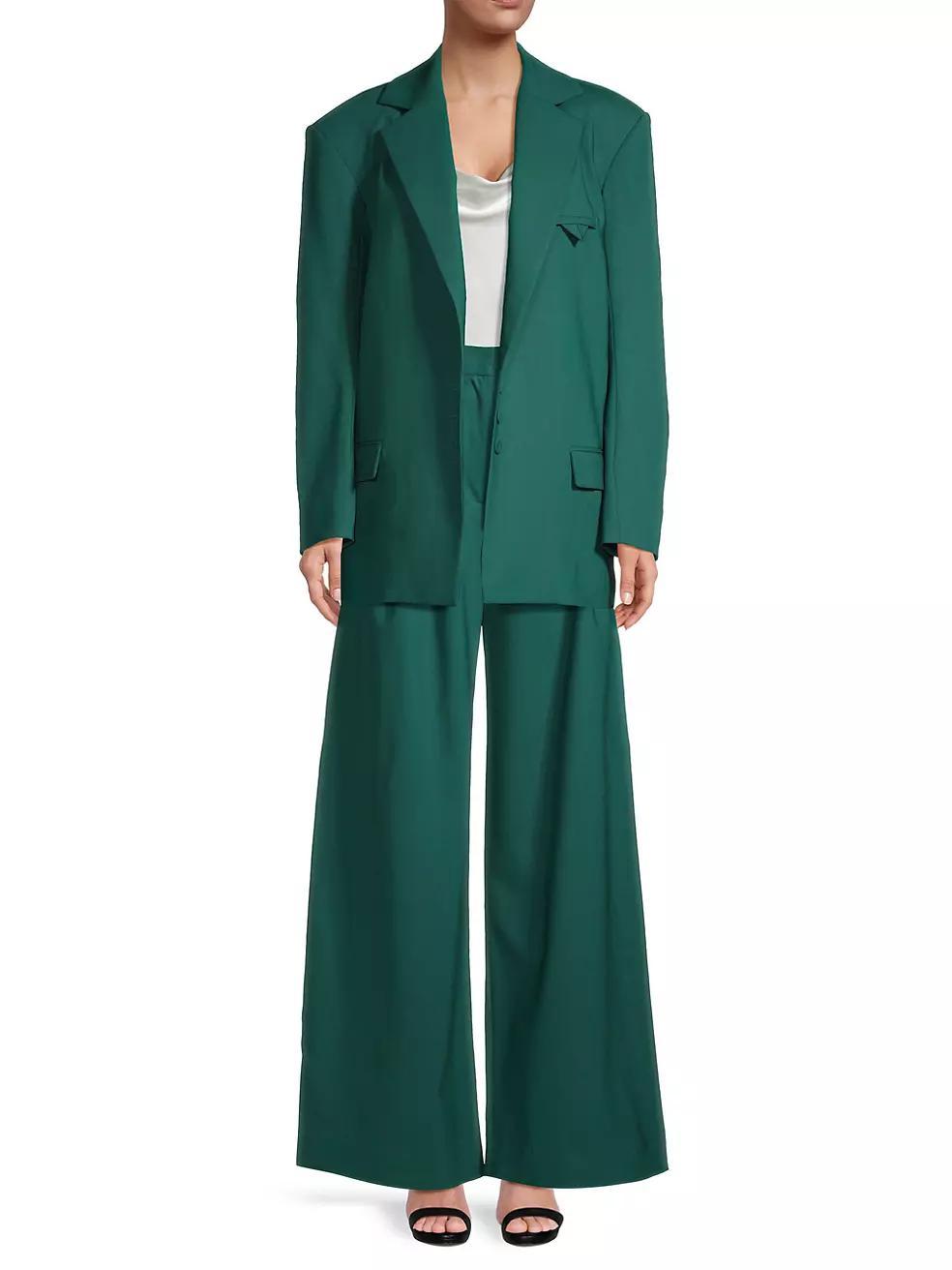 Simpatico Oversized Wool Blazer Product Image