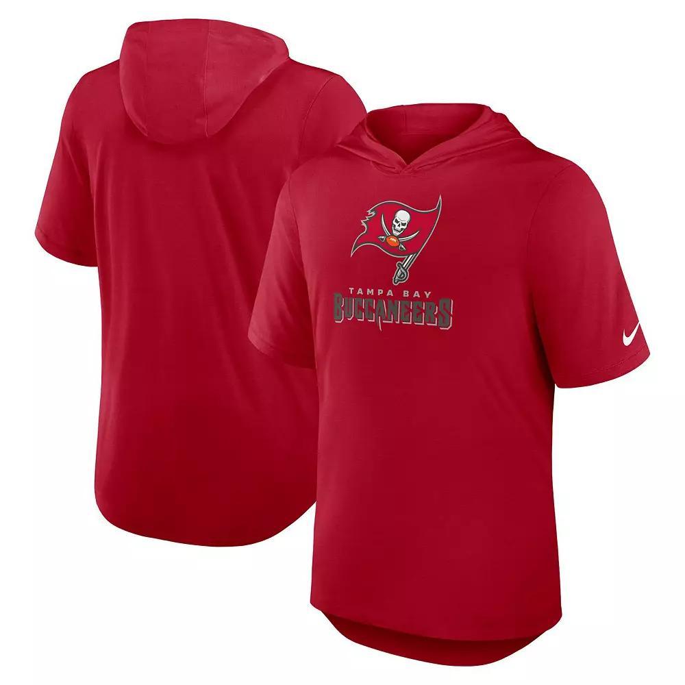 Men's Nike Royal Indianapolis Colts Lockup Tri-Blend Hoodie T-Shirt, Size: XL, Blue Product Image