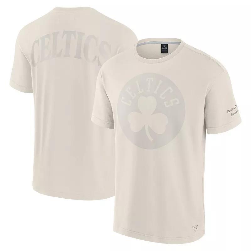 Men's Fanatics Cream Milwaukee Bucks Elements Iconic T-Shirt, Size: Medium, Beige Product Image
