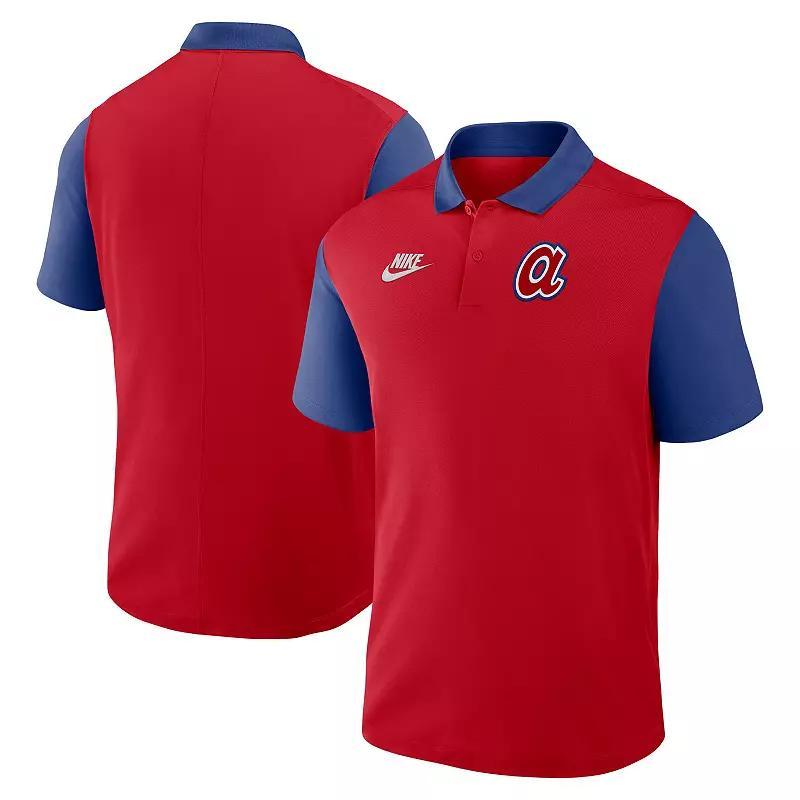 Men's Nike Purple/Black Arizona Diamondbacks Cooperstown Collection Color-Block Victory Performance Polo, Size: Medium Product Image