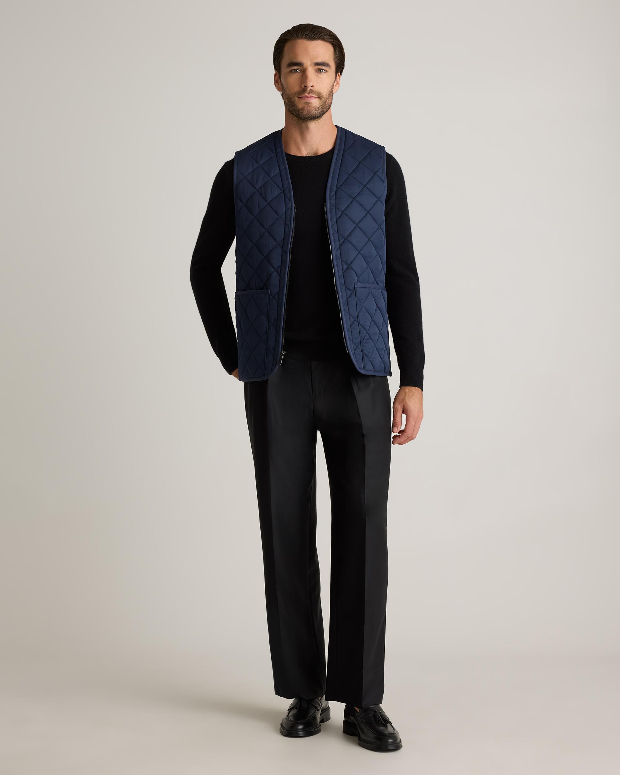 Quince | Men's Featherless Quilted Fleece-Lined Liner Vest Size XL, Nylon Product Image