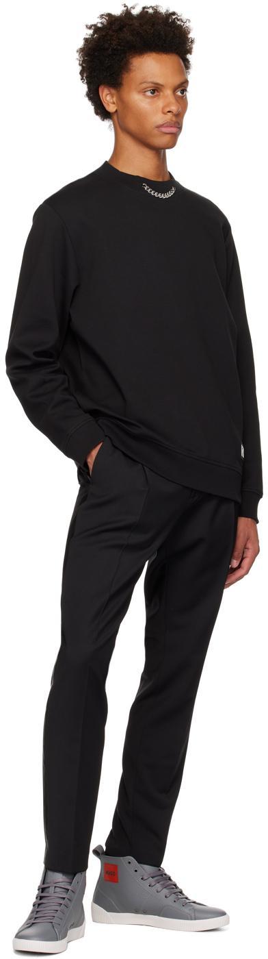 HUGO BOSS Black Slim-fit Trousers Product Image