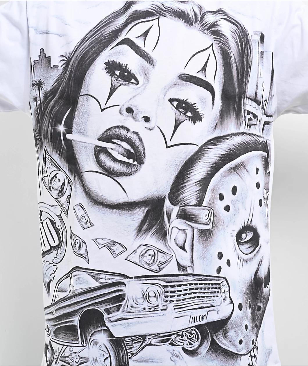 DGK Avenue White T-Shirt Product Image