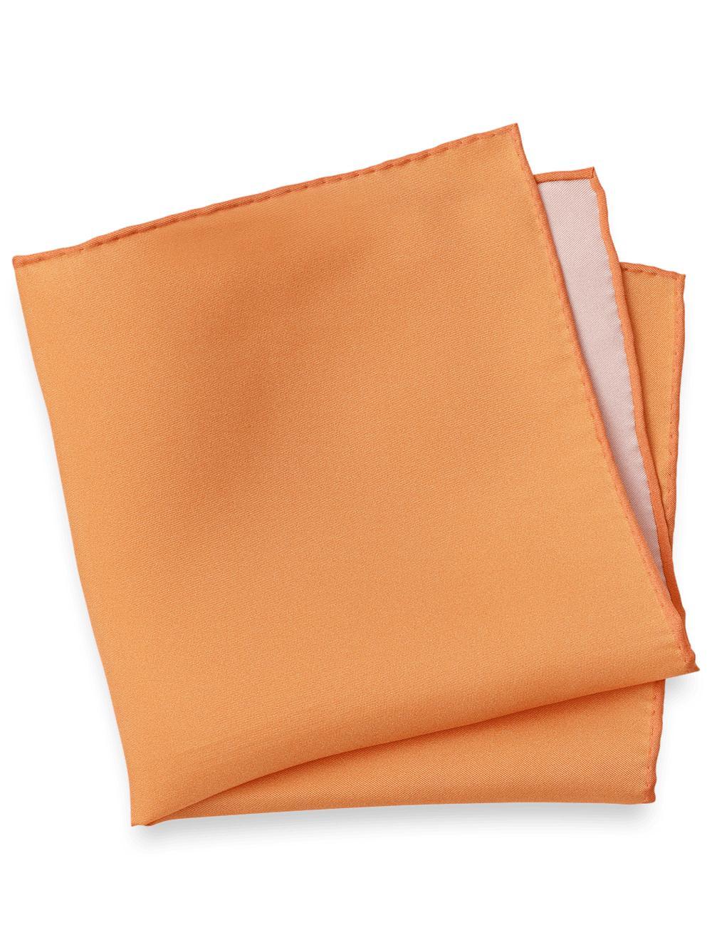 Solid Silk Pocket Square - Blue Product Image