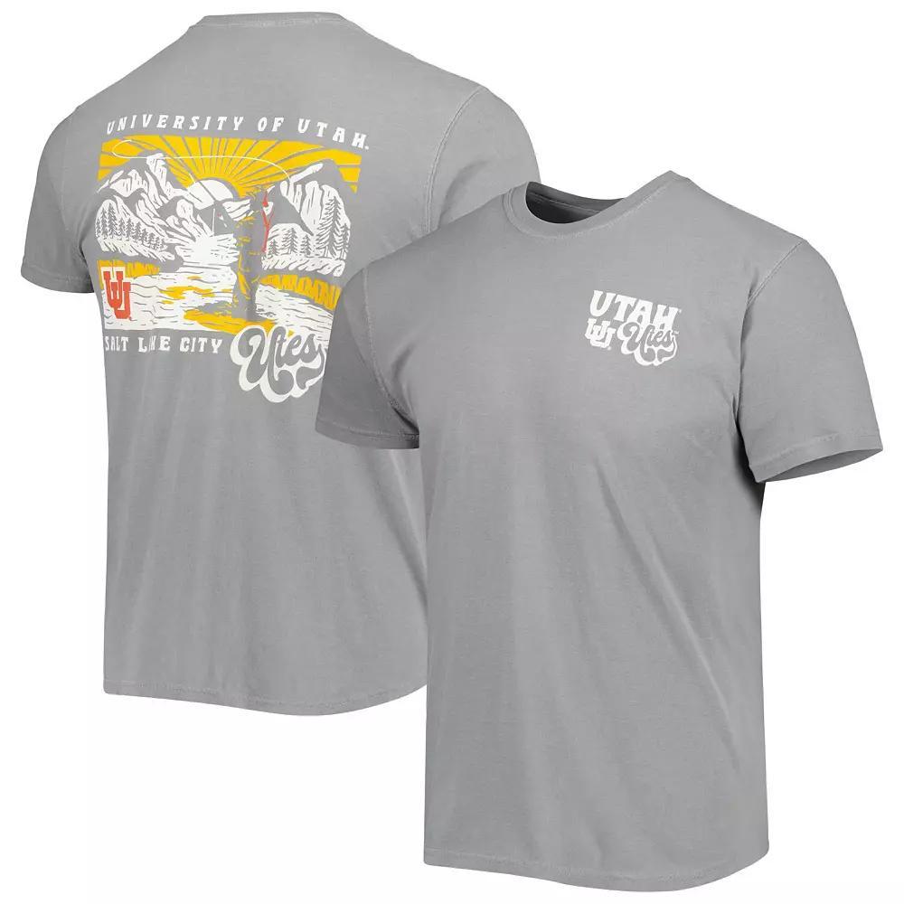 Men's Gray Utah Utes Hyperlocal T-Shirt, Size: Large, Ute Grey Product Image