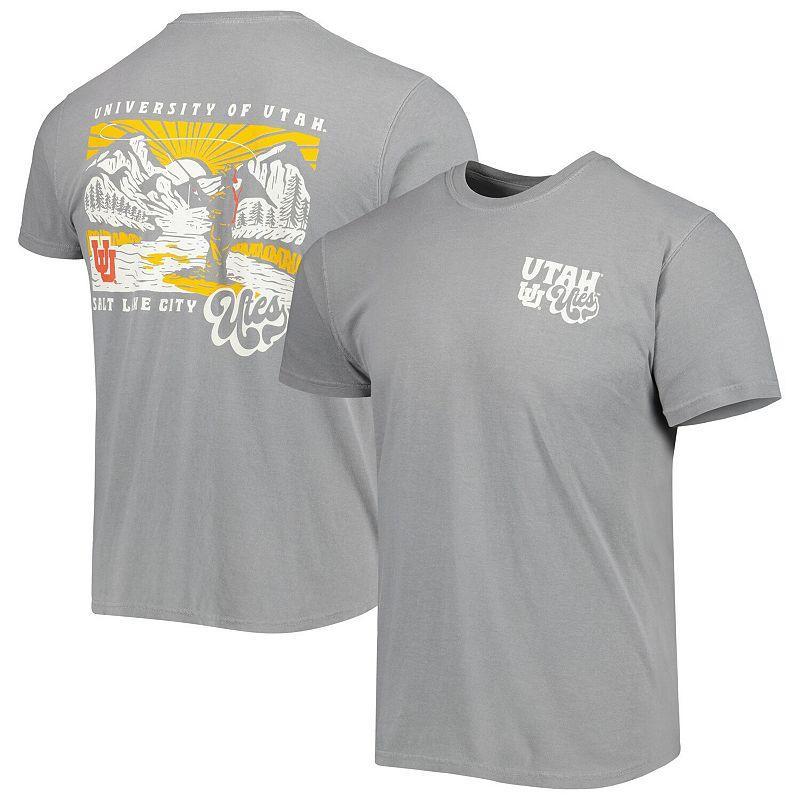 Men's Gray Utah Utes Hyperlocal T-Shirt, Size: Large, Ute Grey Product Image