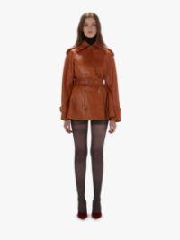 SHORT TRENCH JACKET in brown | JW Anderson US  Product Image
