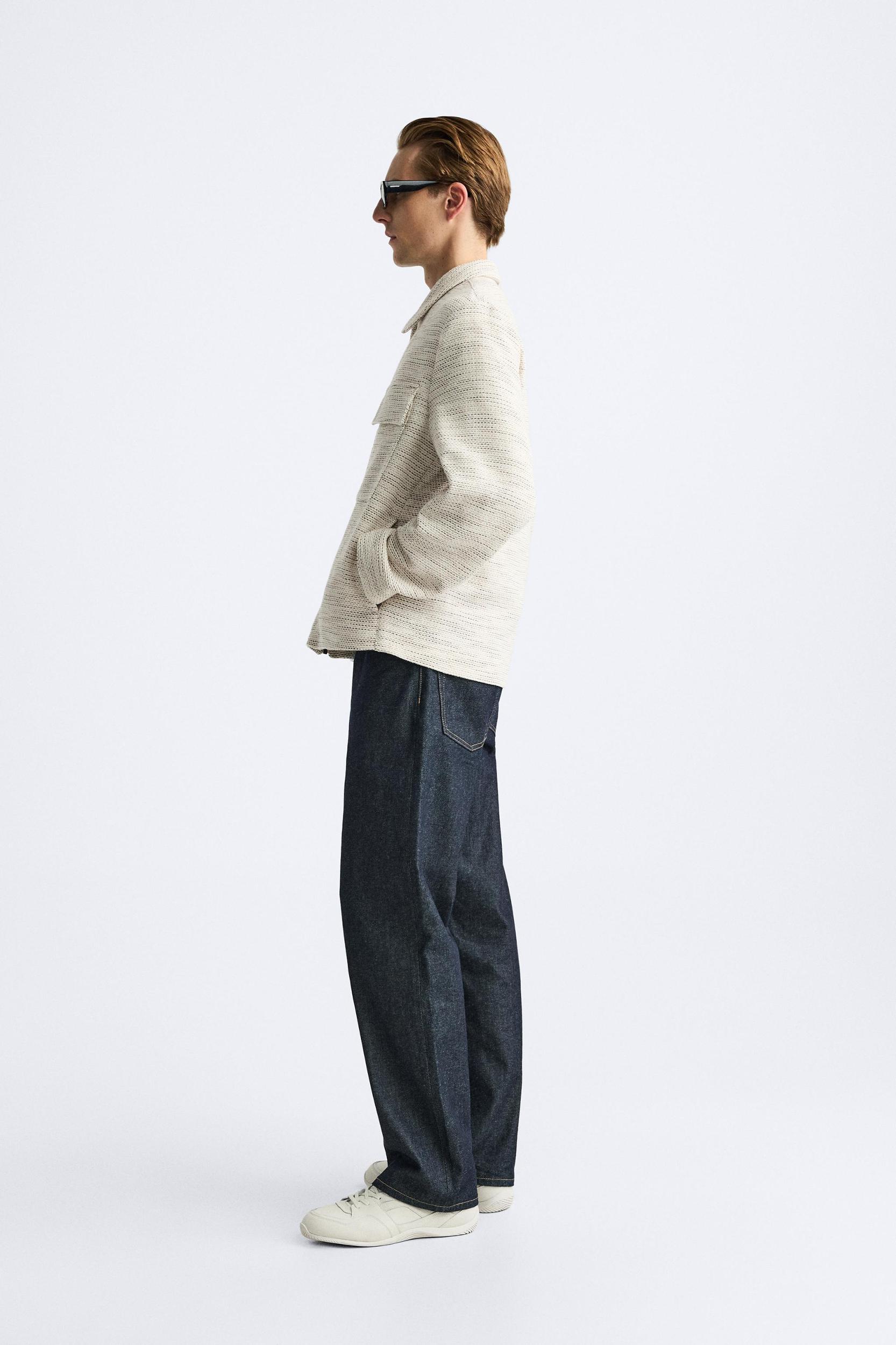 TEXTURED POCKET OVERSHIRT Product Image
