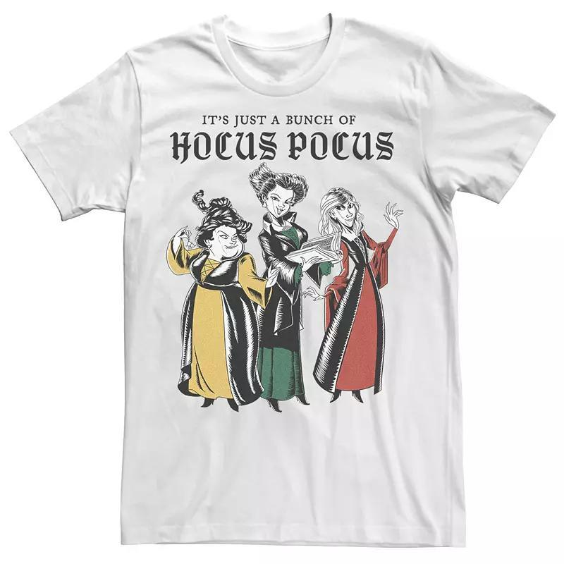 Disney's Hocus Pocus Men's Sanderson Sisters It's Just a Bunch Sketch Tee, Size: Small, White Product Image