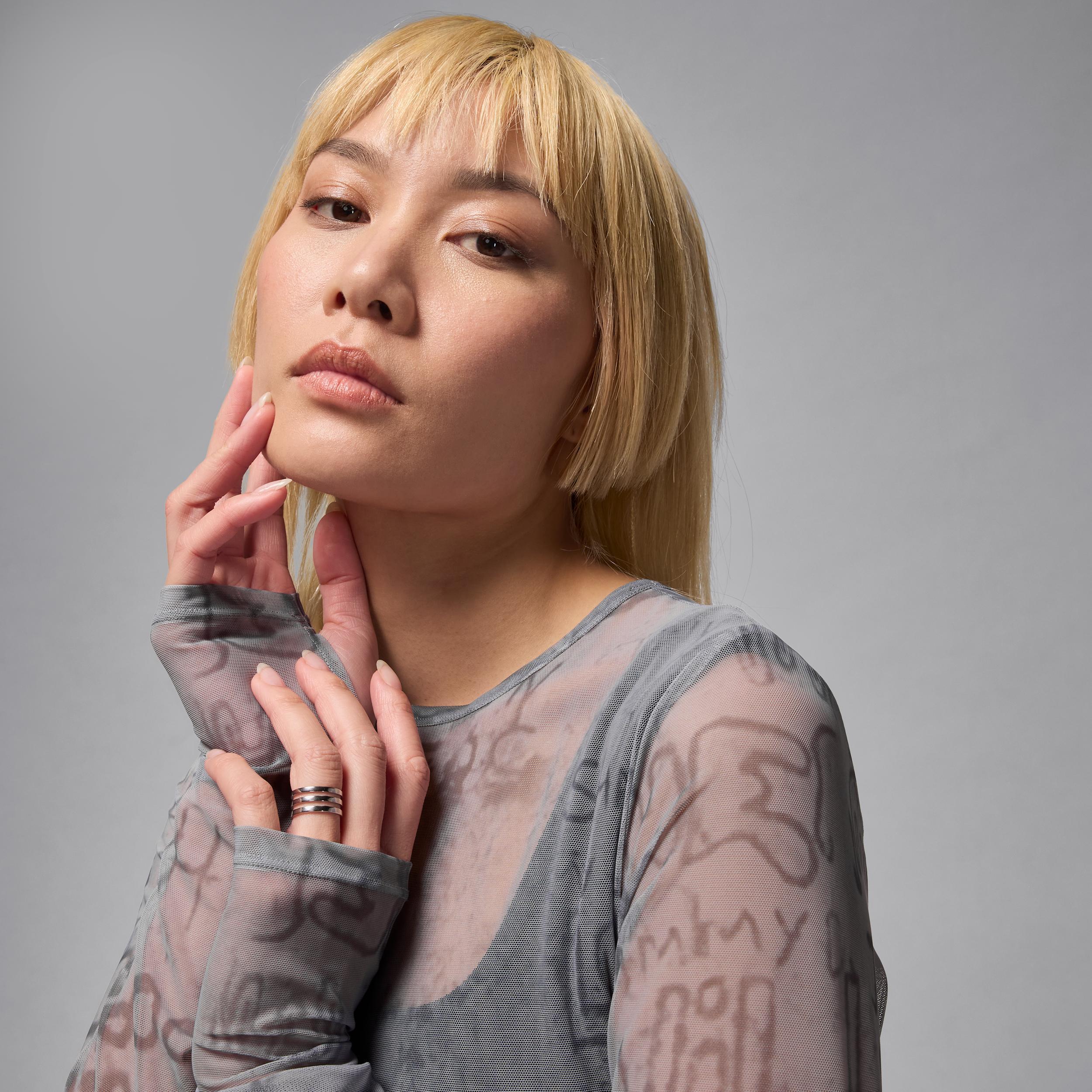 Women's Air Jordan Mesh Long-Sleeve Top Product Image