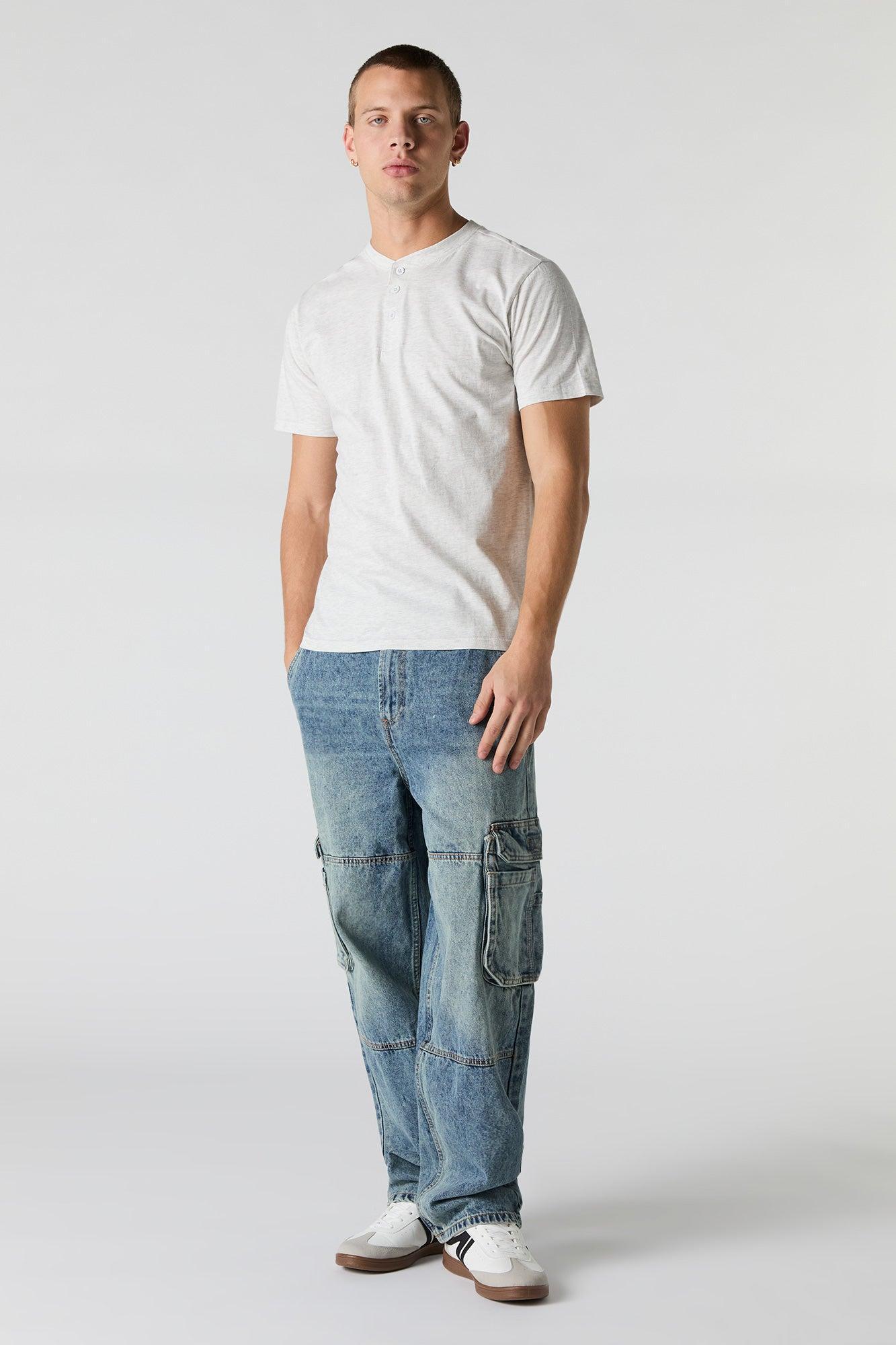 Everyday Henley Top Male Product Image