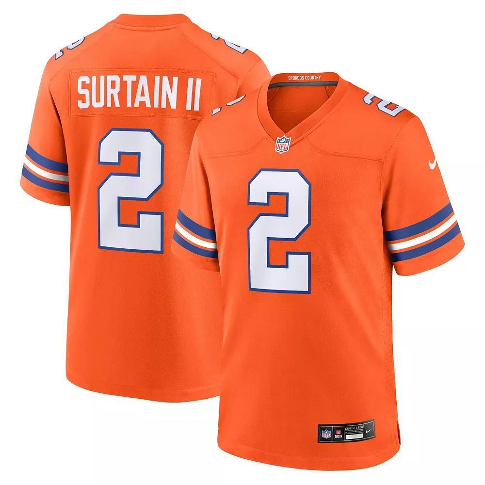 Patrick Surtain II Denver Broncos Nike Men's NFL Game Football Jersey Product Image