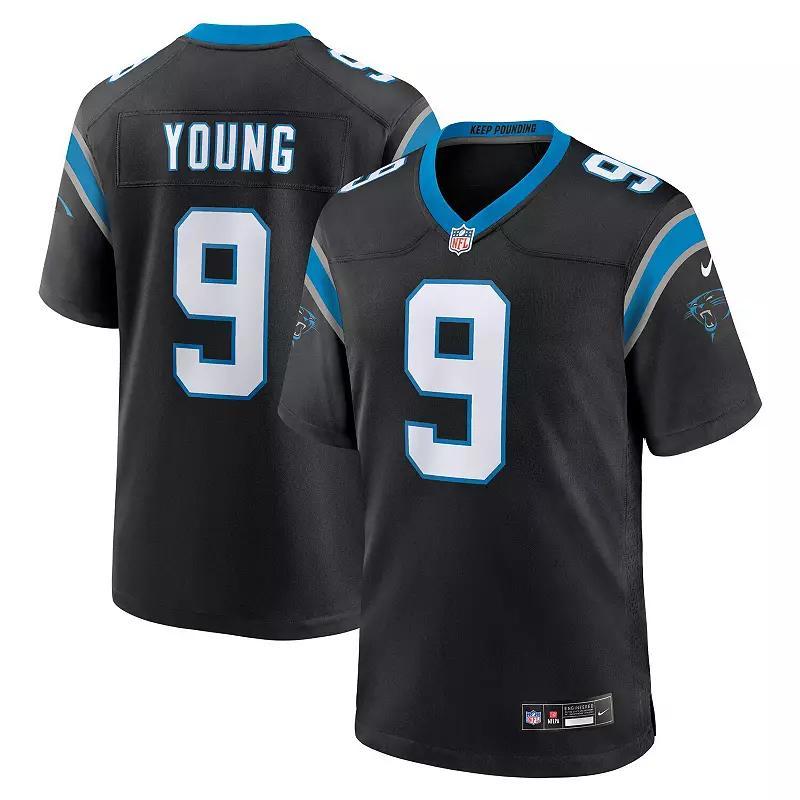 Men's Nike Bryce Young Black Carolina Panthers Team Game Jersey, Size: 3XL Product Image