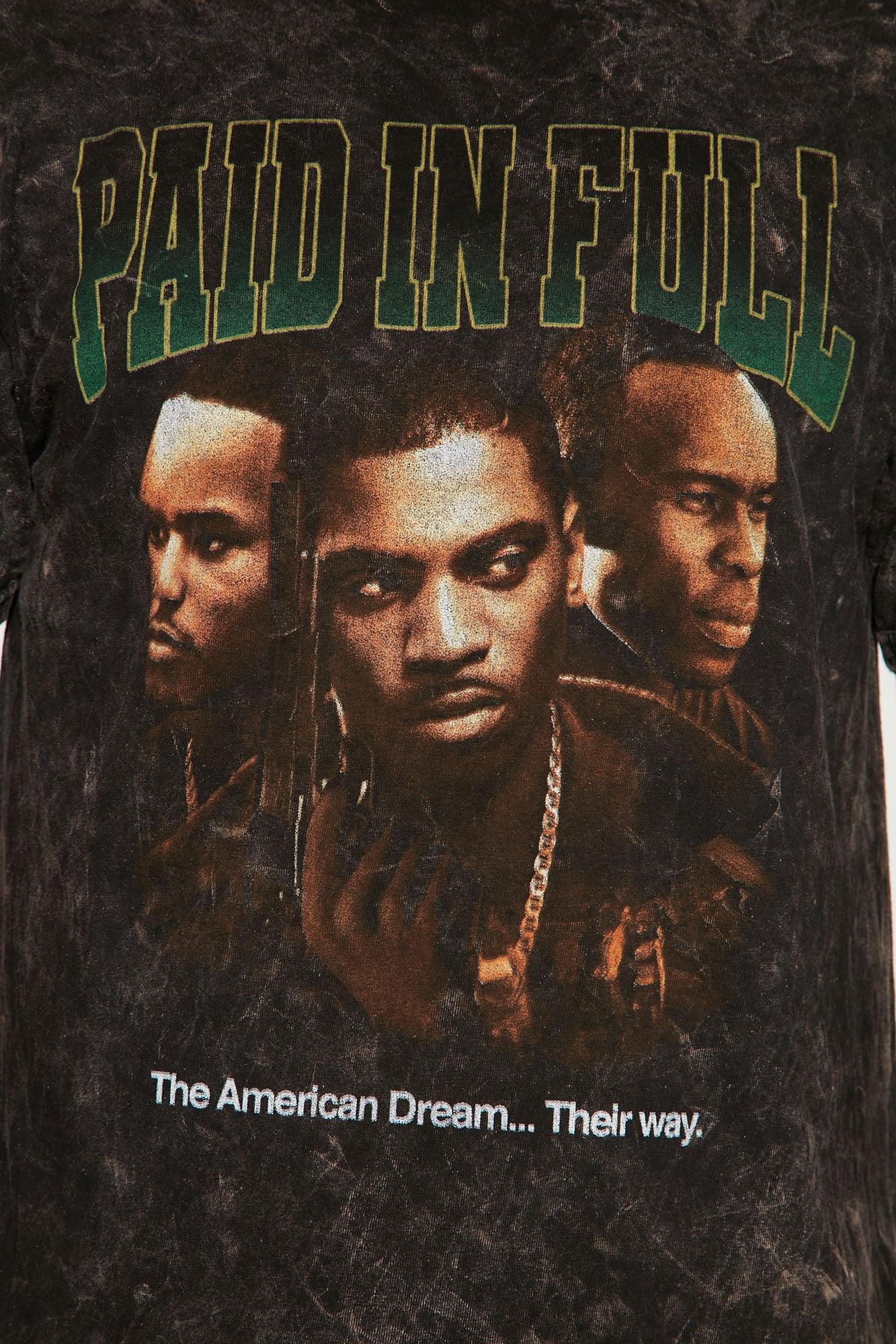 Paid In Full The American Dream Short Sleeve Tee - Black Product Image