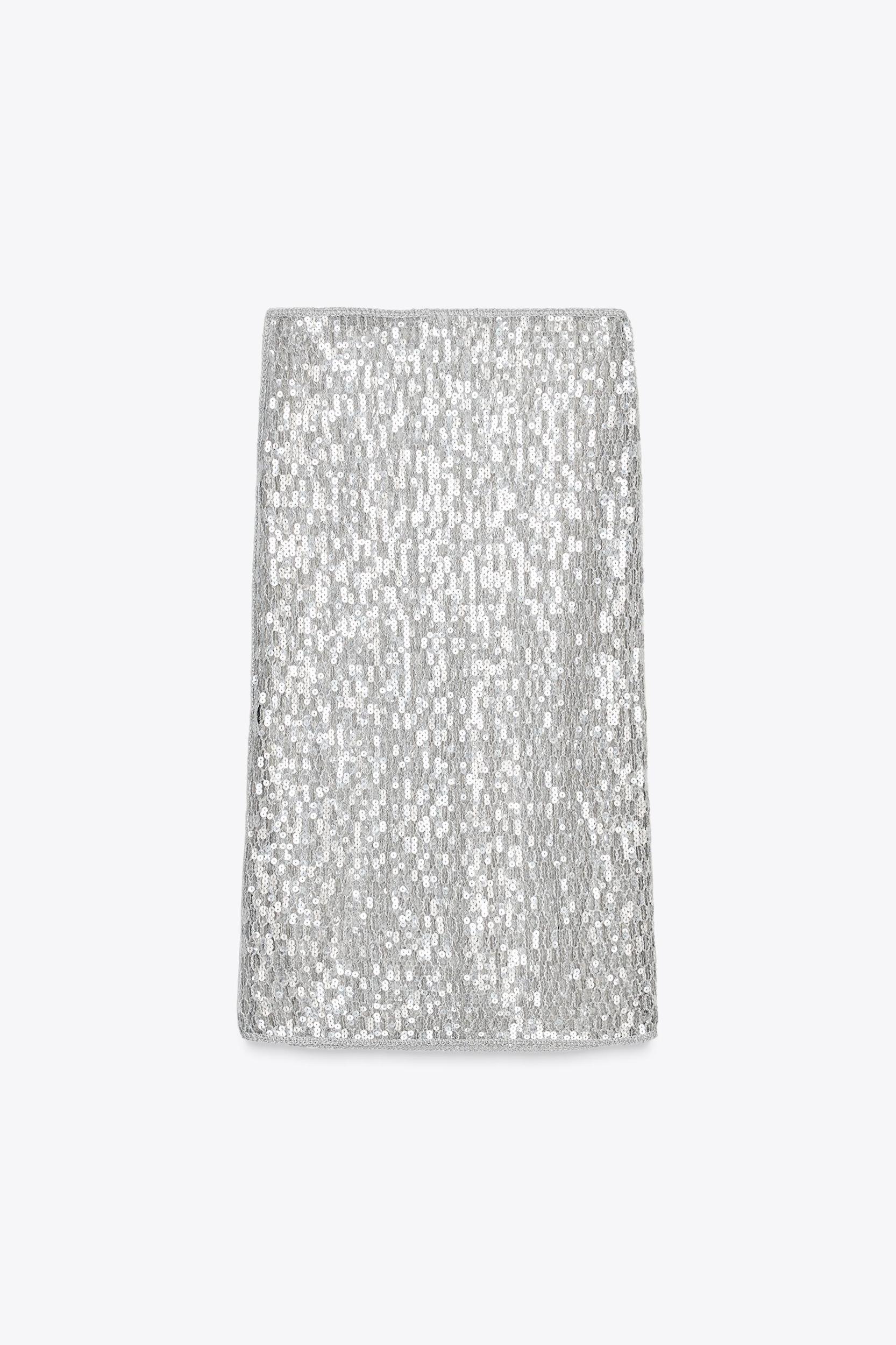 ZW COLLECTION SEQUIN MIDI SKIRT Product Image