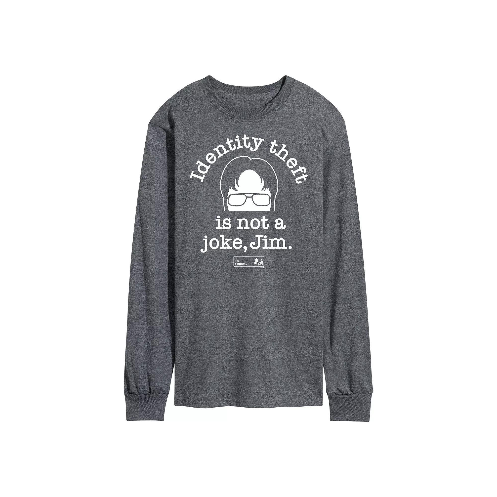 Mens The Office Identity Theft Long Sleeve Tee Product Image