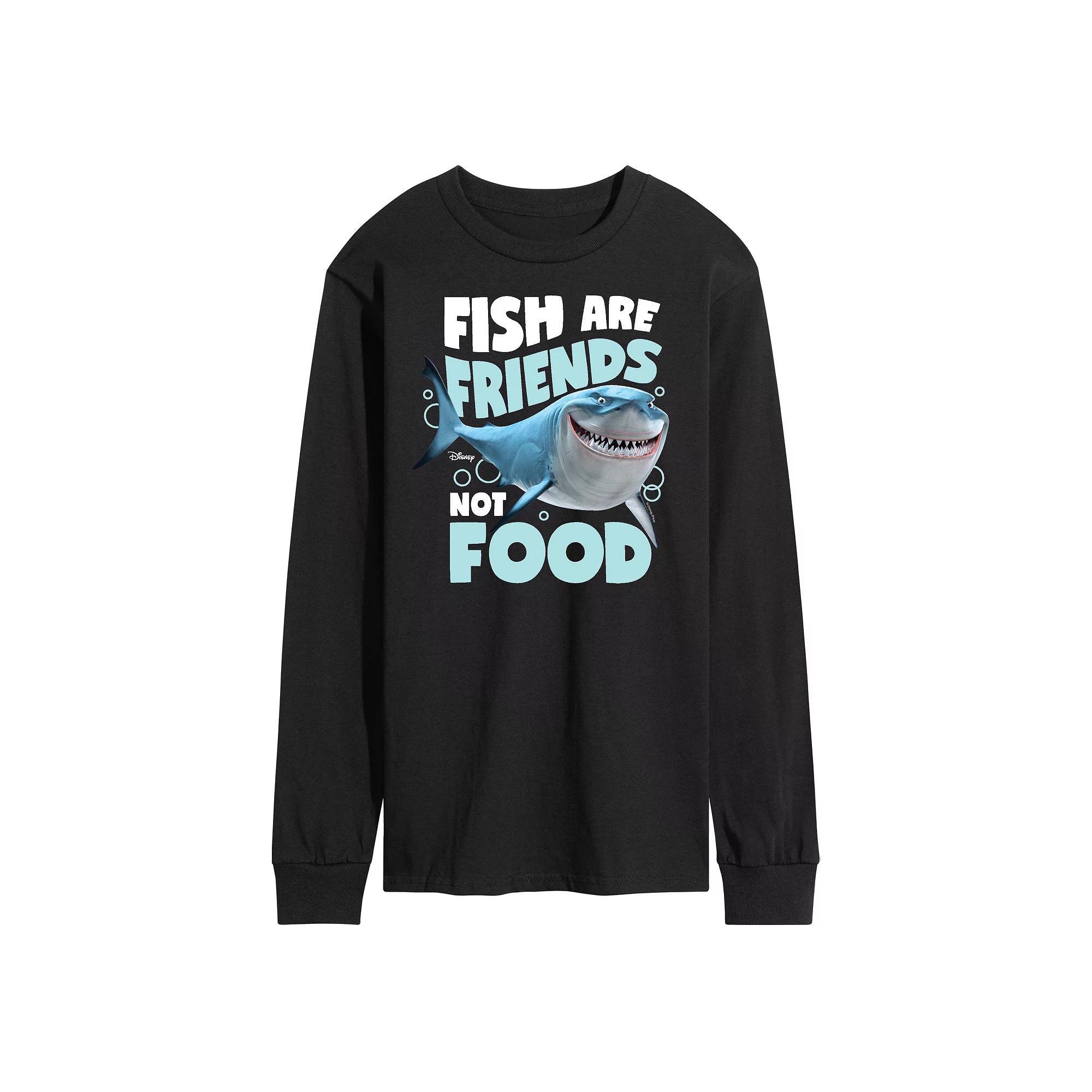Disney/Pixar Finding Nemo Mens Fish Are Friends Long Sleeve Graphic Tee Product Image