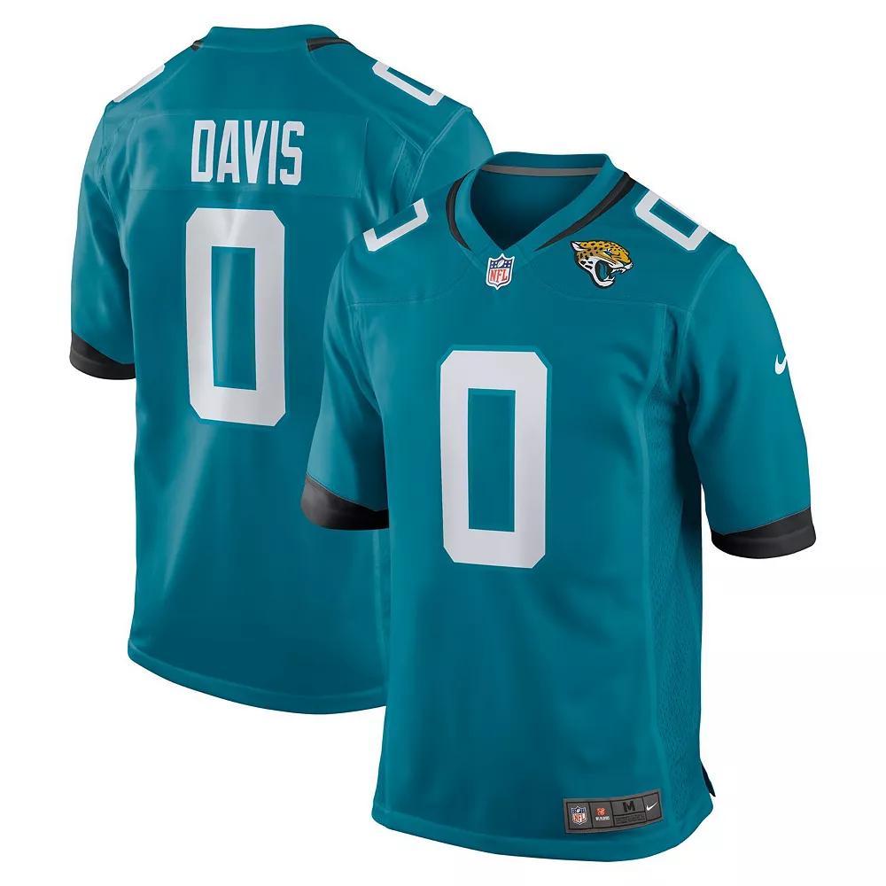 Mens Nike Travis Etienne Teal Jacksonville Jaguars Game Jersey Product Image