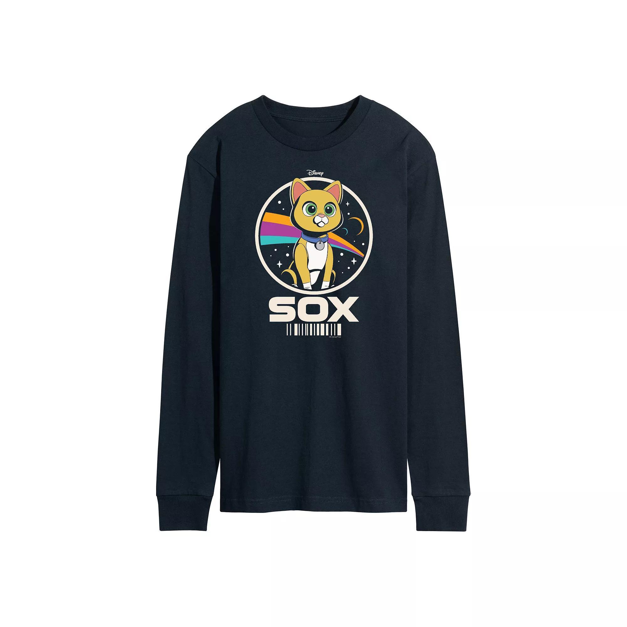 Disney / Pixars Lightyear Sox Mens Long Sleeve Graphic Tee Blue Product Image