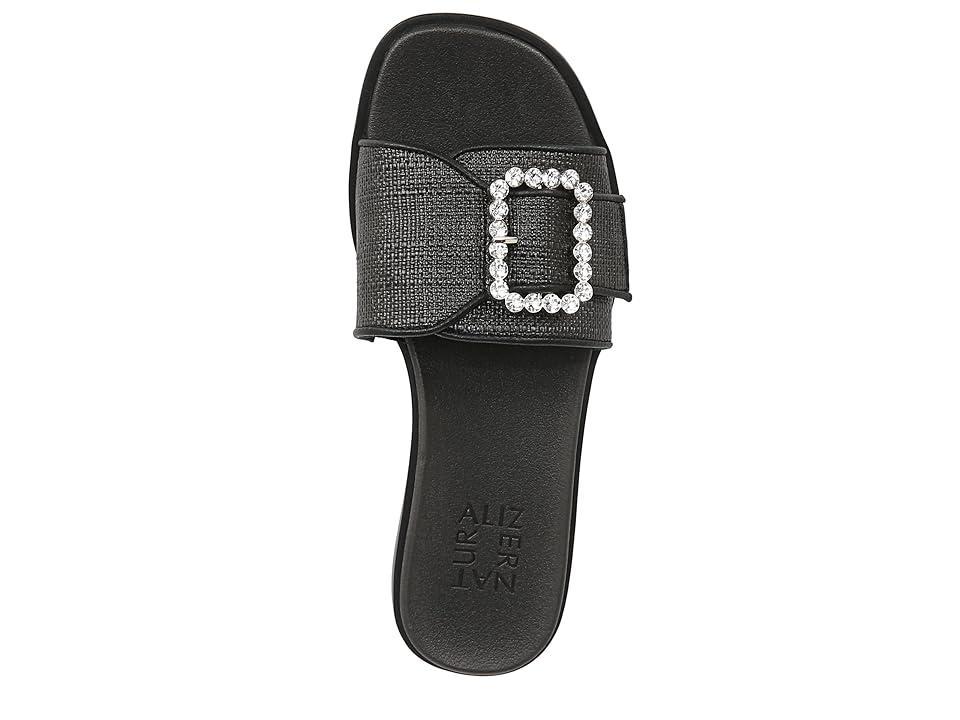 Naturalizer Olivia Slides Straw Fabric) Women's Sandals Product Image