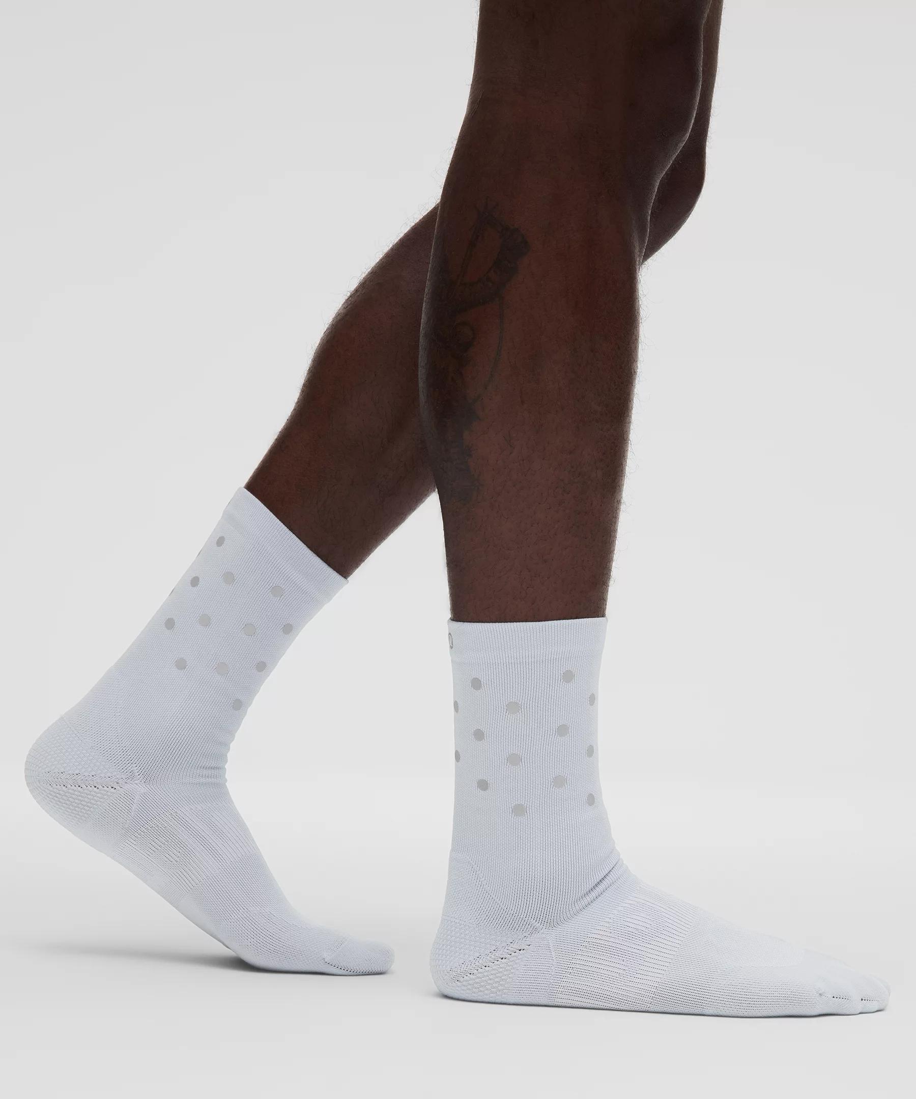 Men's Power Stride Crew Socks *Reflective Product Image