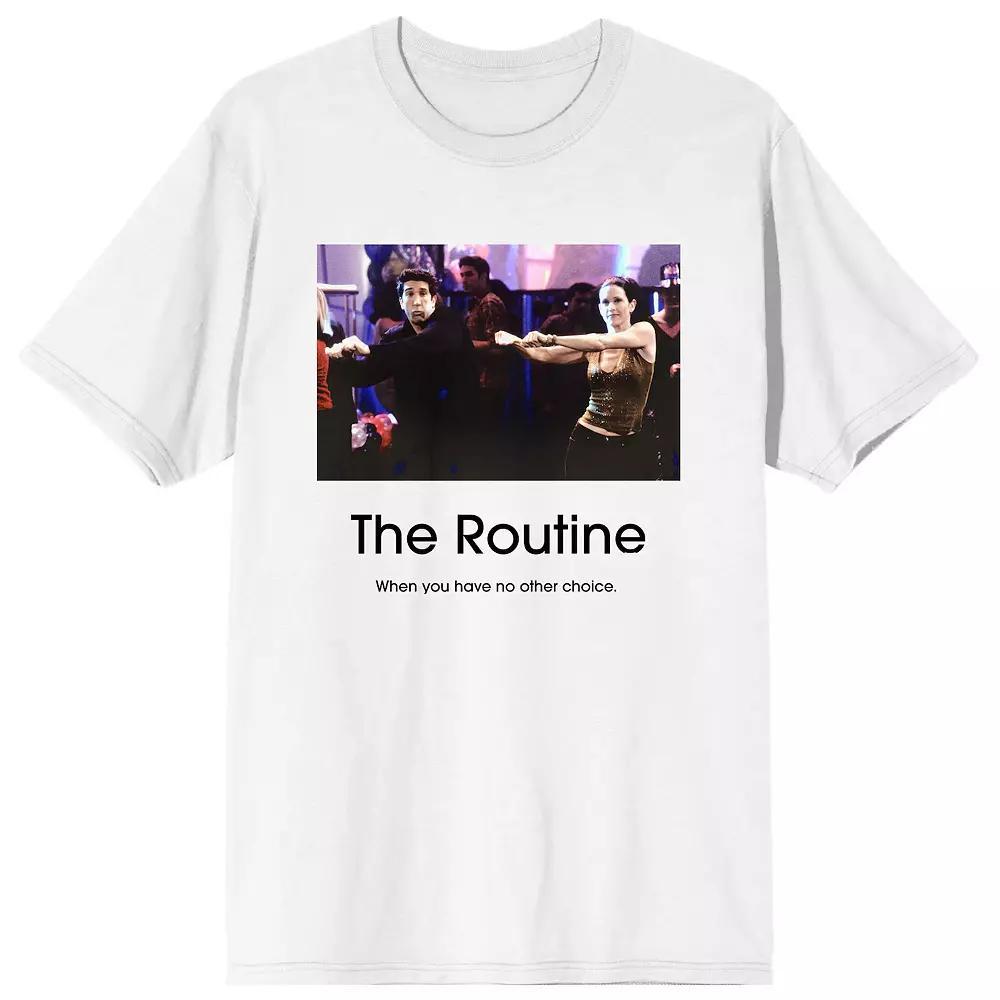 Men's Friends The Routine Tee, Boy's, Size: Medium, White Product Image