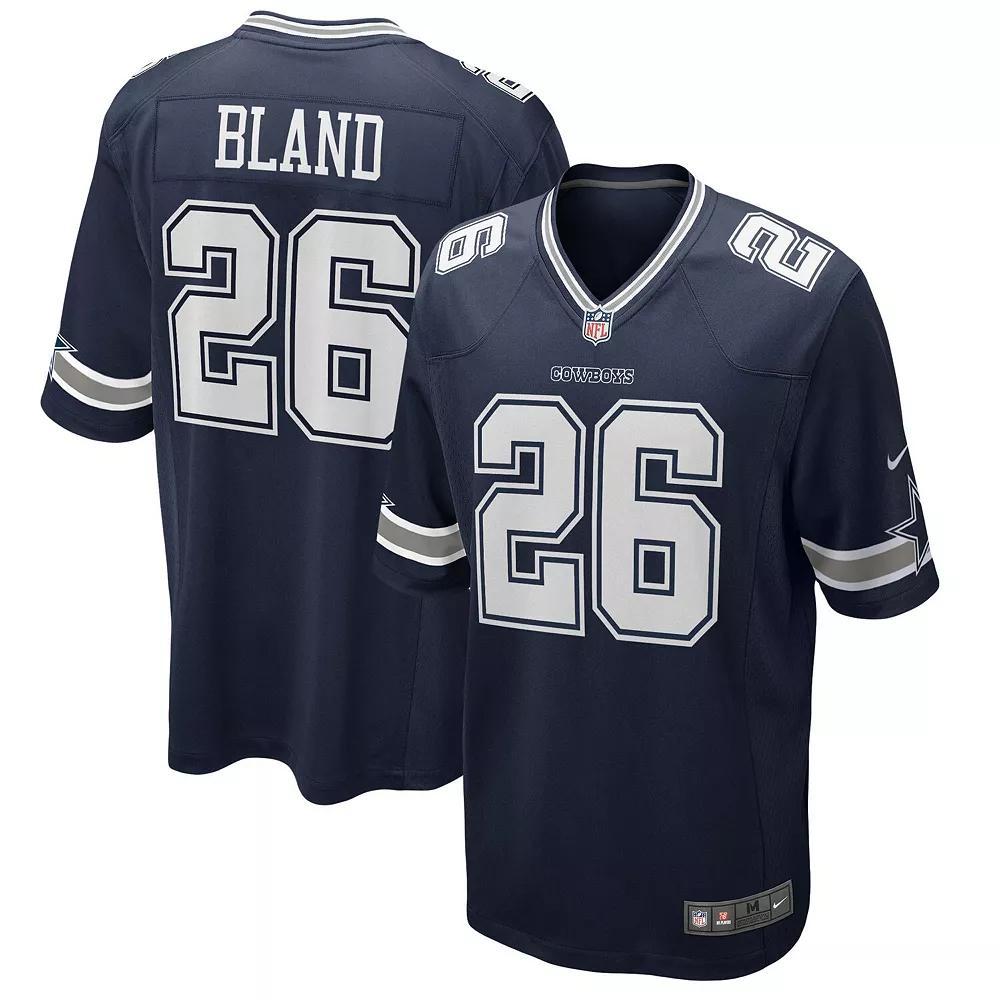 Men's Nike DaRon Bland Navy Dallas Cowboys Game Jersey, Size: Large, Blue Product Image