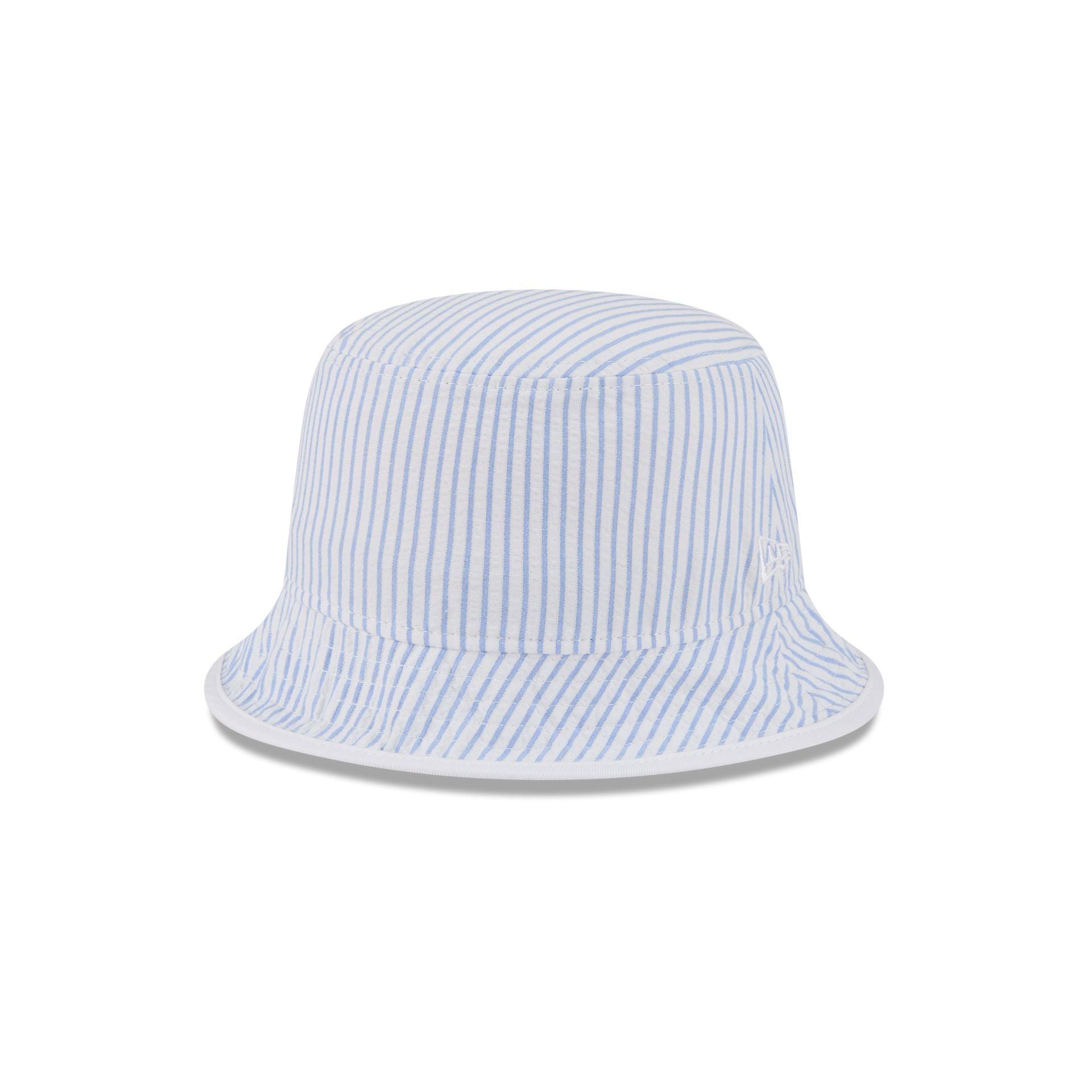 New Era Cap Sky Blue Pinstripe Bucket Hat Male Product Image
