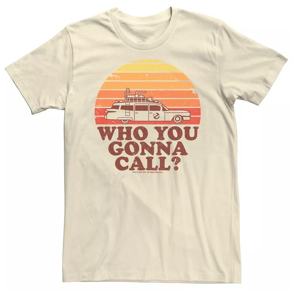 Men's Ghostbusters Who You Gonna Call? Graphic Tee, Size: 3XL, Natural Product Image