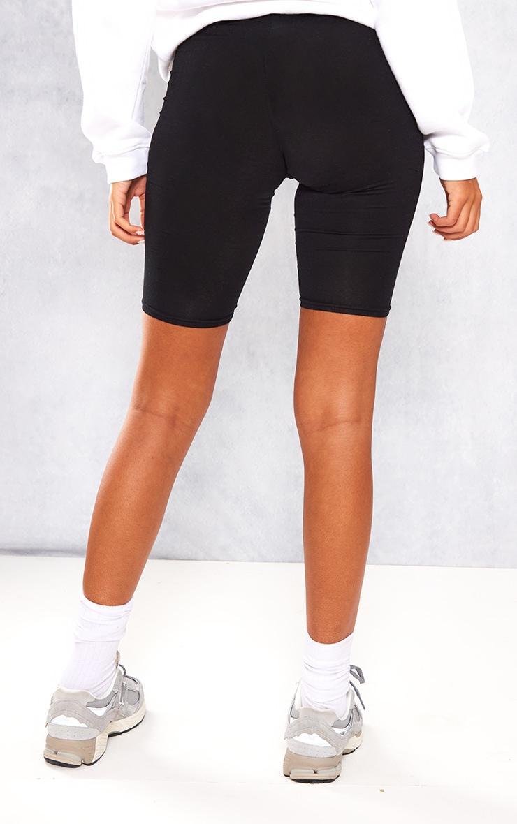 Tall Black Basic Jersey Bike Shorts Product Image