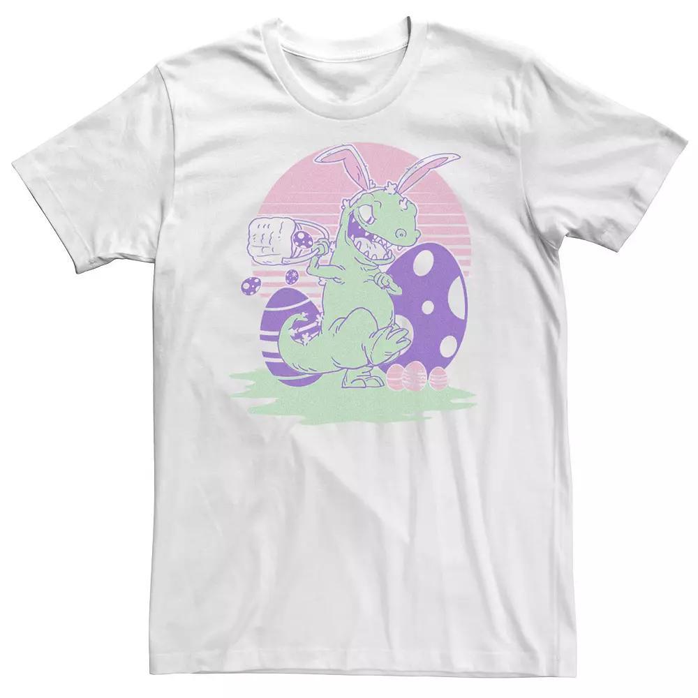 Big & Tall Rugrats Reptar Eggs Easter Tee, Men's, Size: XXL Tall, White Product Image