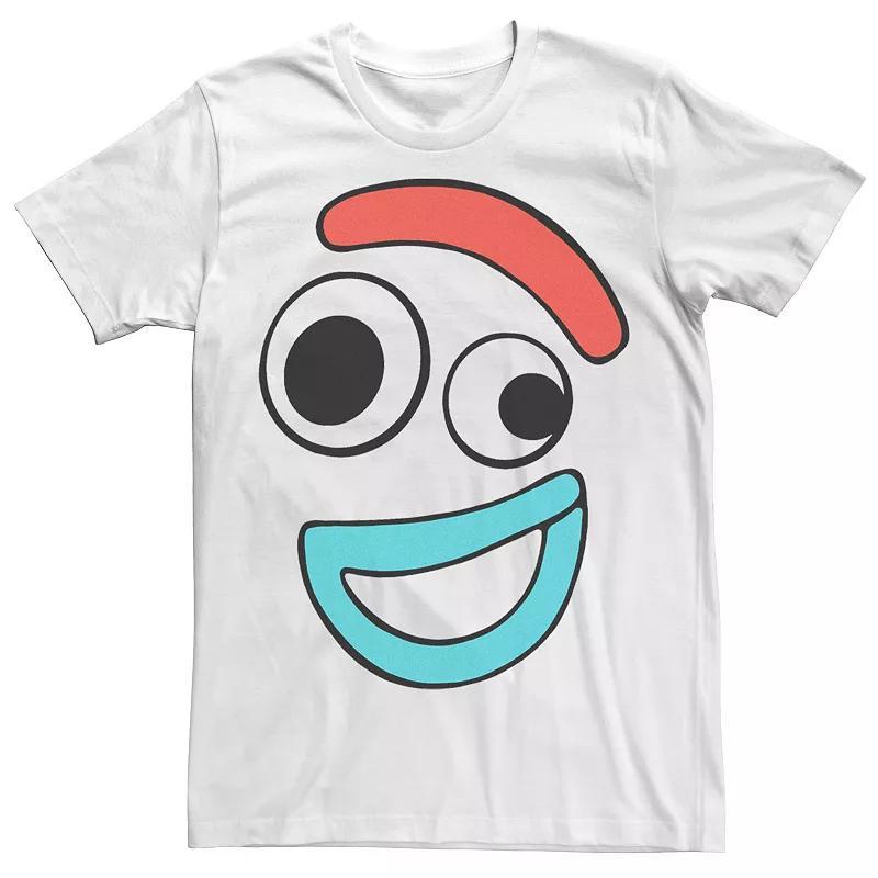 Disney / Pixar's Toy Story 4 Forky Men's Large Happy Face Tee, Size: Medium, White Product Image