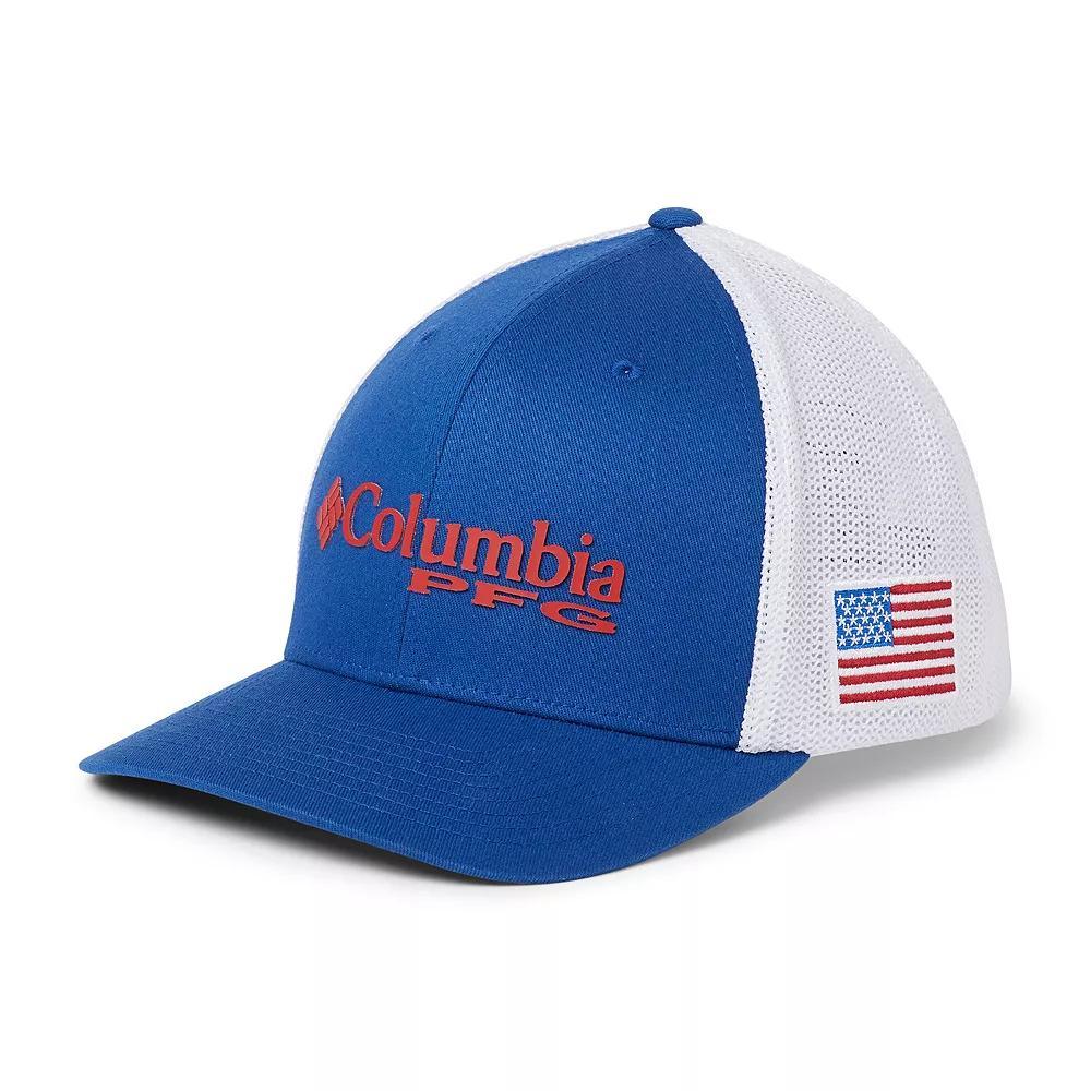 Men's Columbia FlexFit Mesh Fitted Cap, Size: Large/XL, Black Product Image