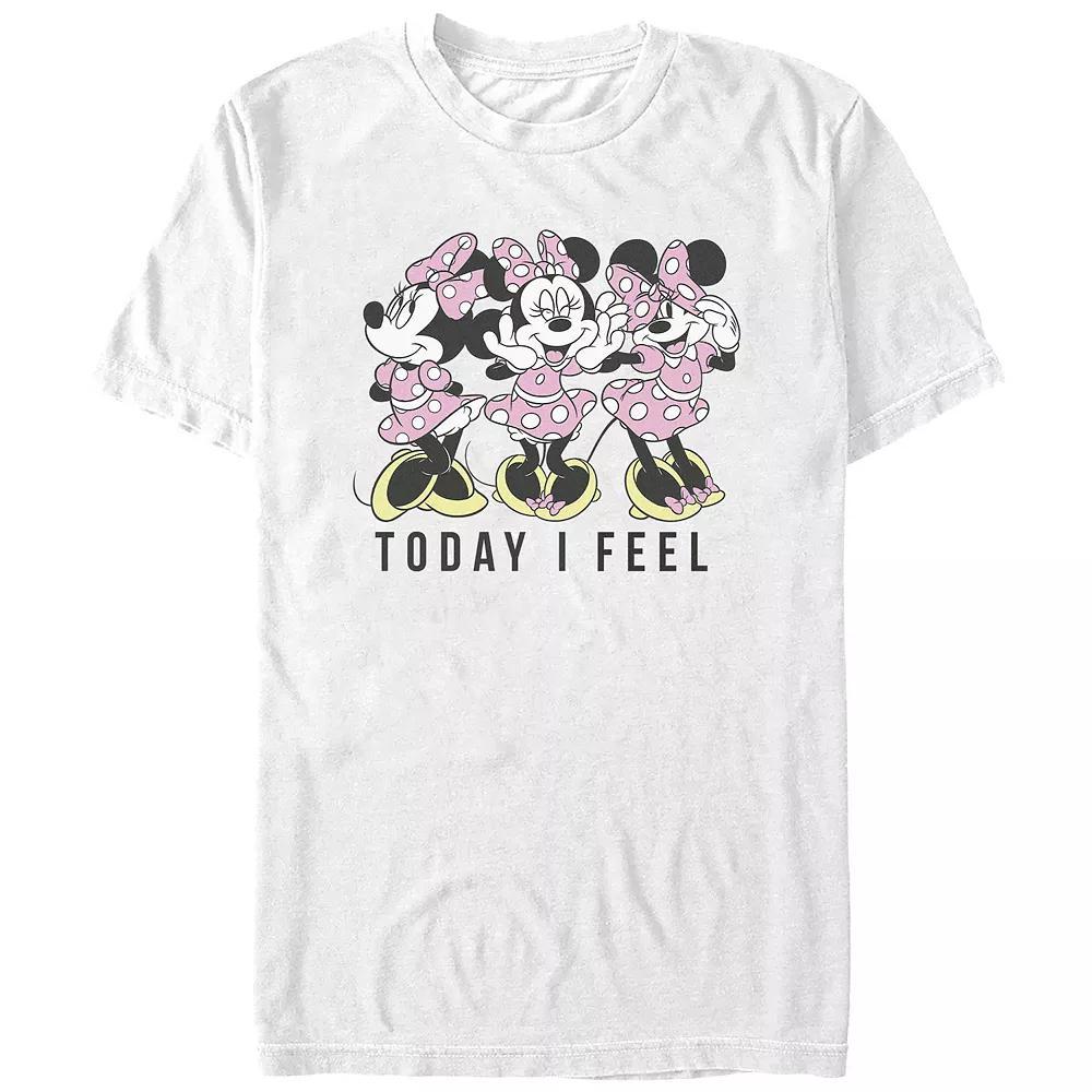 Disney's Minnie Mouse Today I Feel Fabulous Juniors' Graphic Tee, Women's, Size: XS, White Product Image