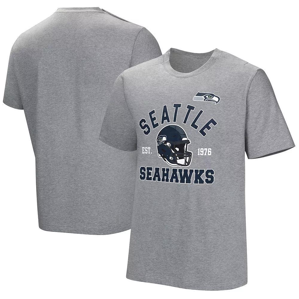 Men's  Gray Seattle Seahawks Tackle Adaptive T-Shirt, Size: Large, Grey Product Image