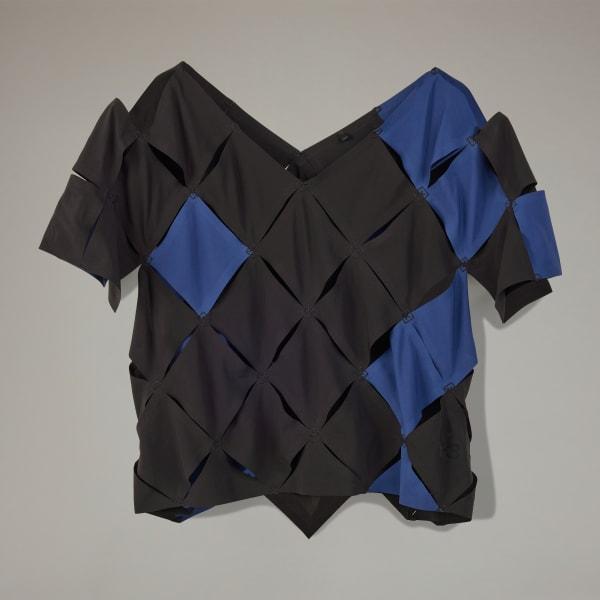 adidas Y-3 Puzzle Top Dark Blue M Womens Product Image