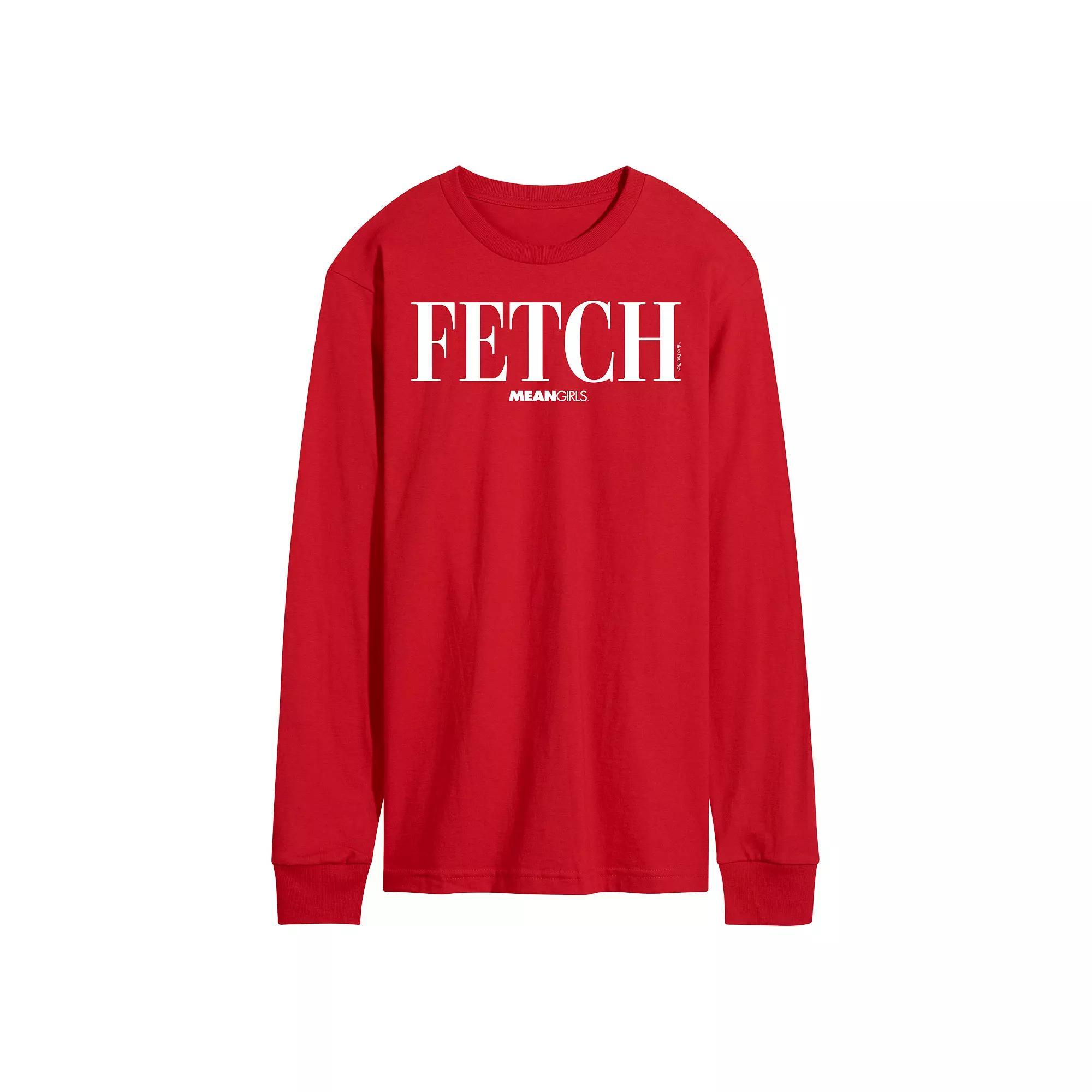 Mens Mean Girls Fetch Long Sleeve Graphic Tee Product Image