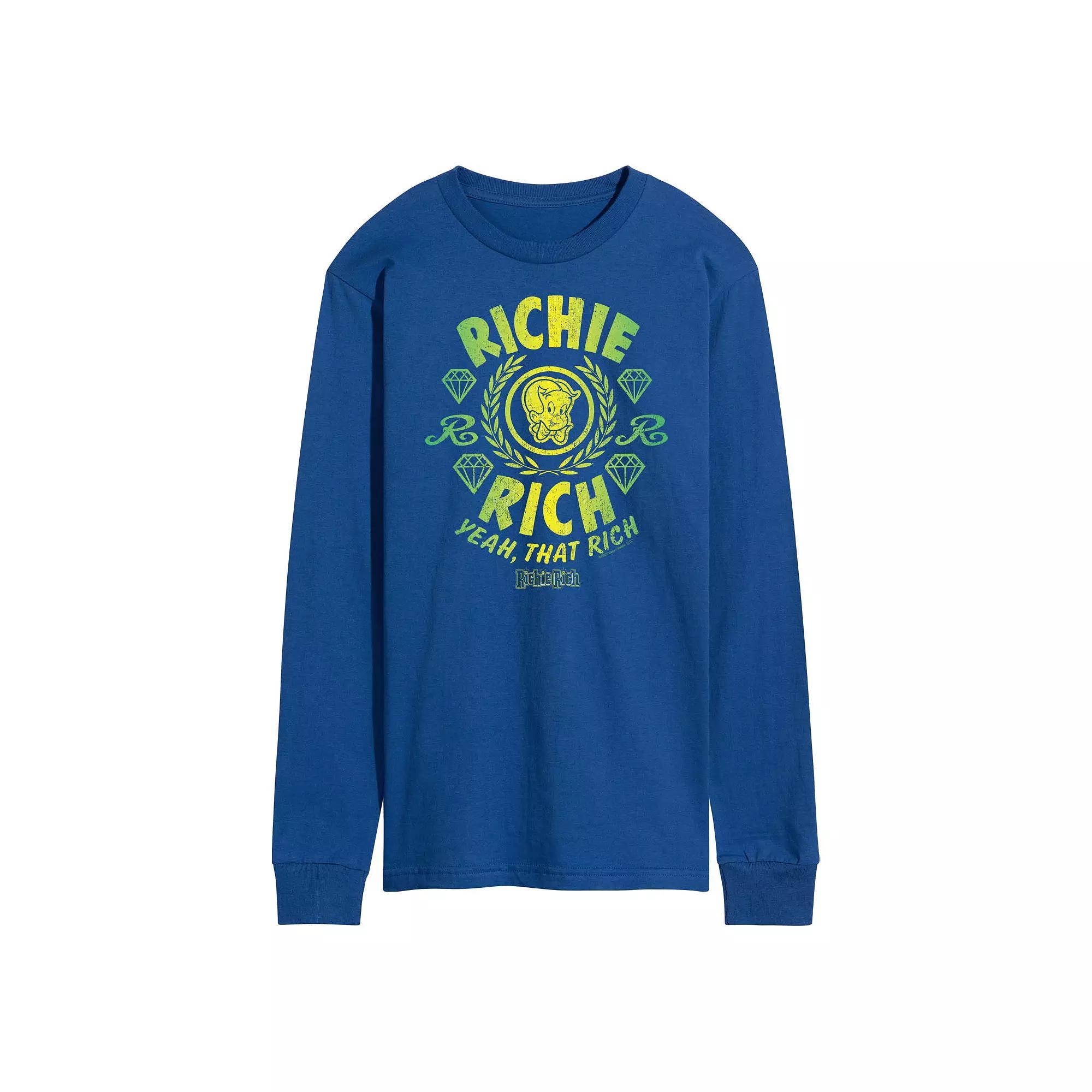 Mens Richie Rich Yeah That Rich Long Sleeve Graphic Tee Product Image