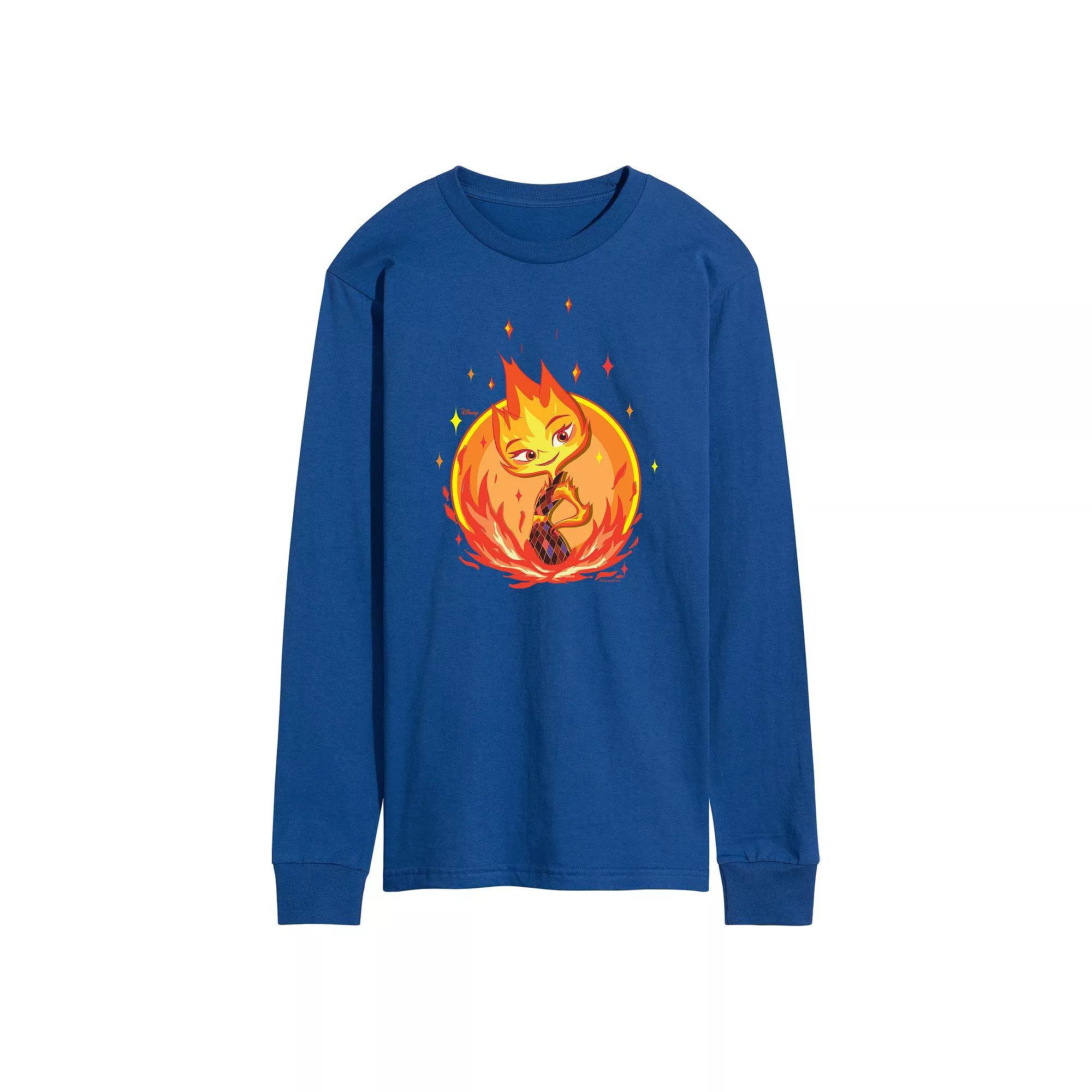 Disneys Elemental Mens Ember Badge Long Sleeve Product Image