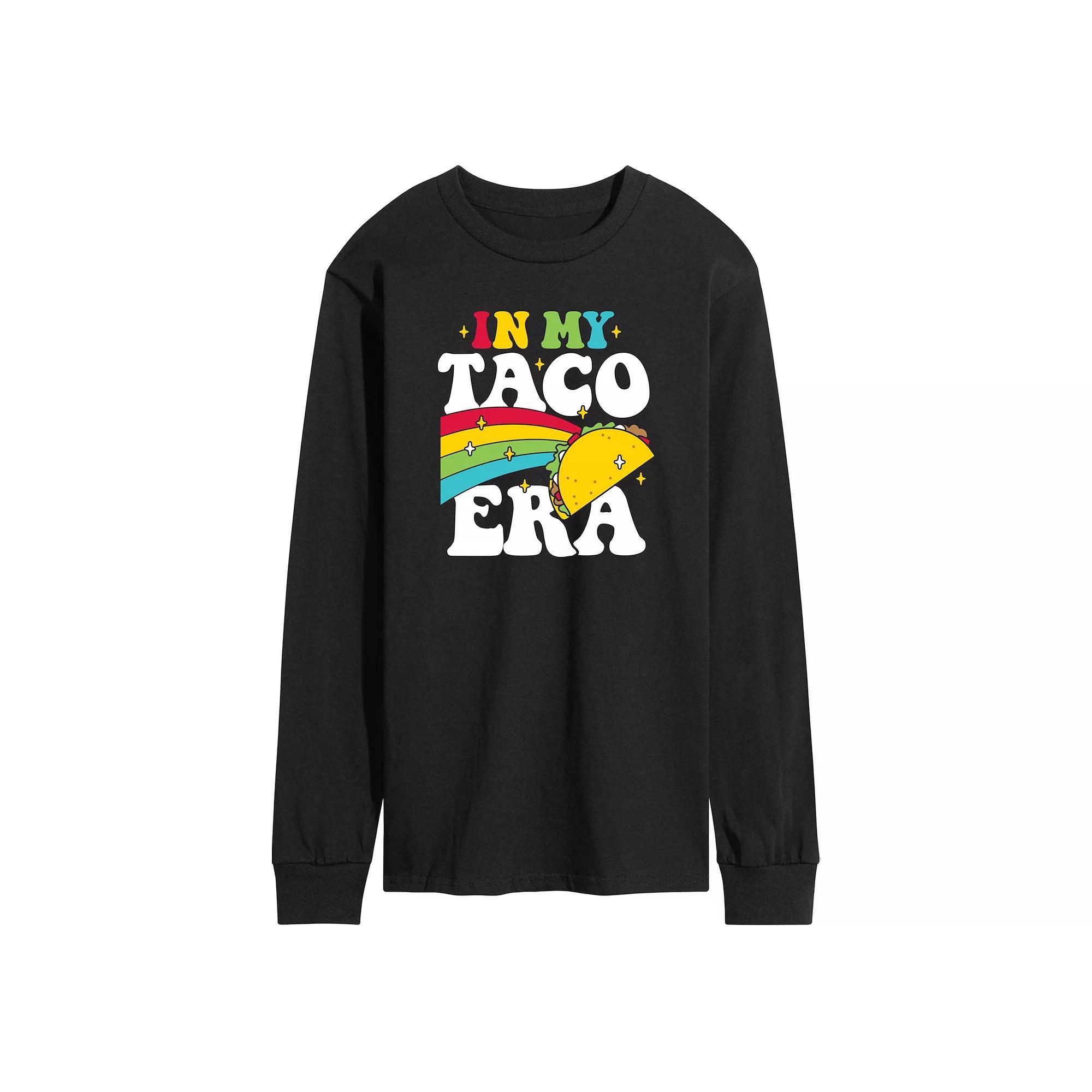 Mens In My Taco Era Long Sleeve Graphic Tee Product Image