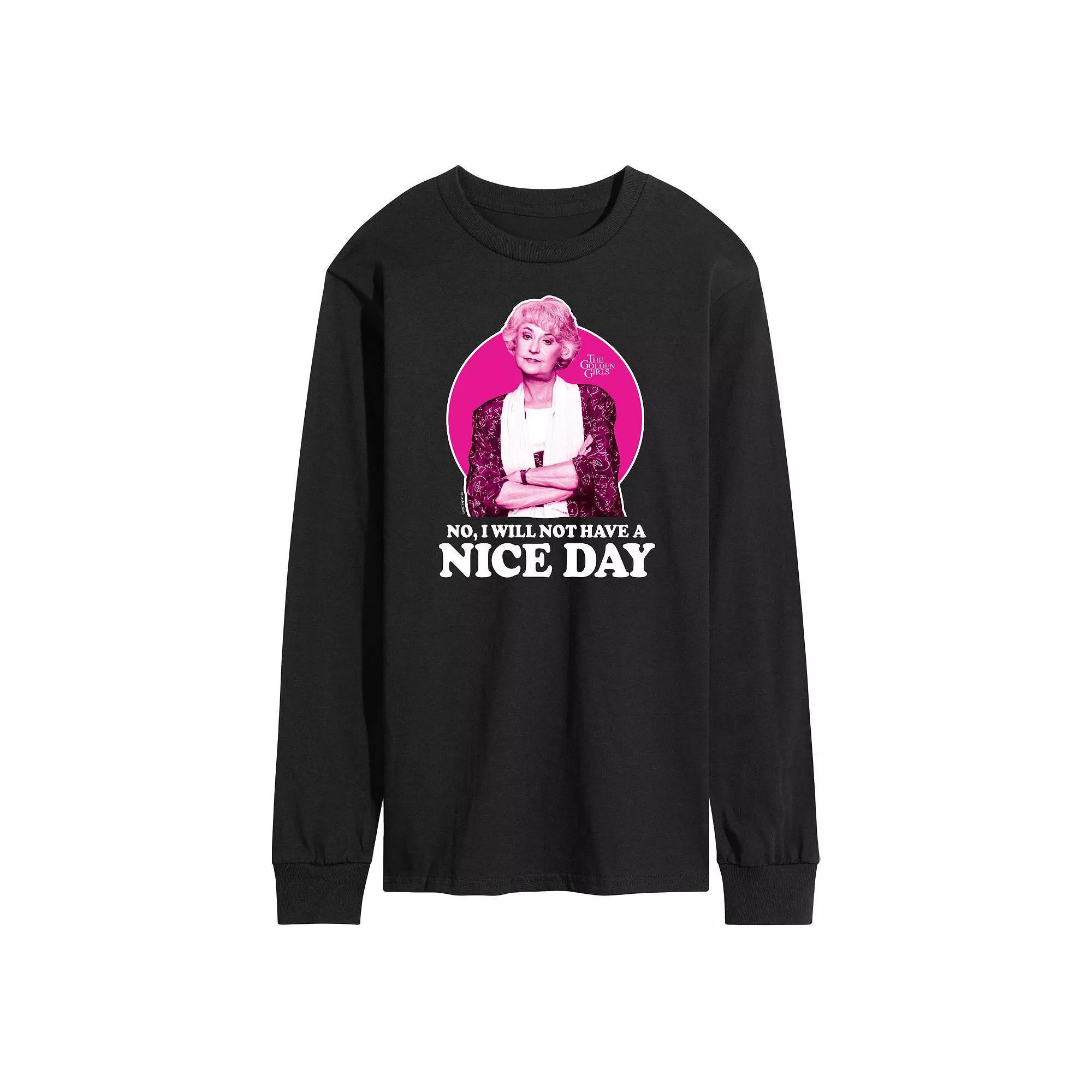 Mens David Bowie Long Sleeve Tee Blue Product Image