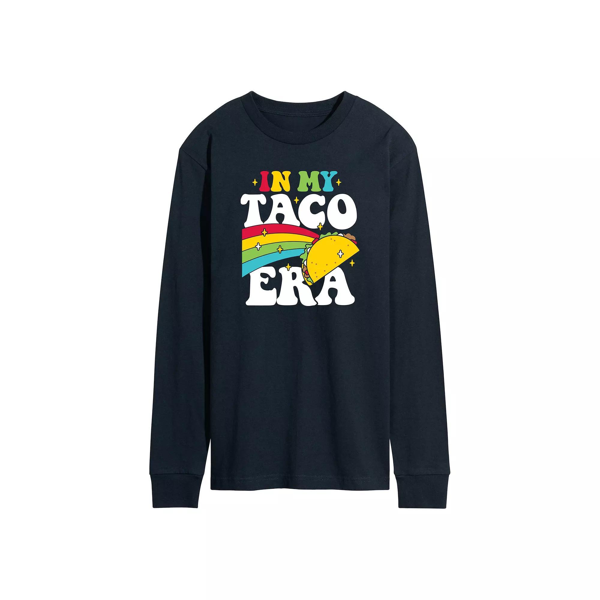 Mens In My Taco Era Long Sleeve Graphic Tee Product Image