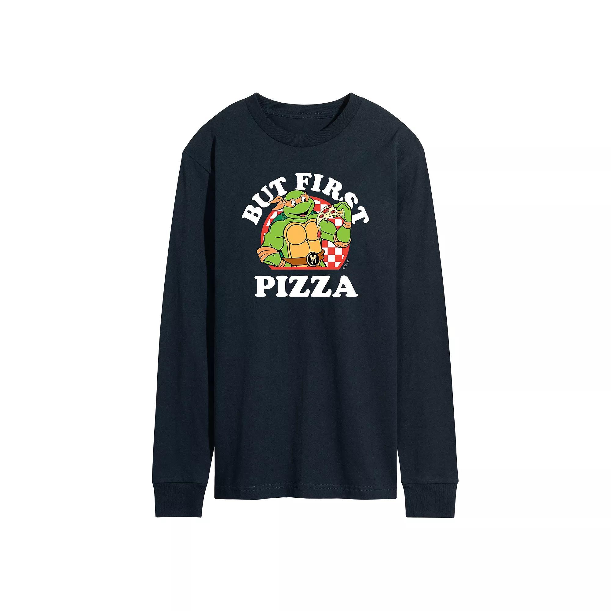 Mens Nickelodeon SpongeBob SquarePants Deep Blue Sea Long Sleeve Graphic Tee Product Image