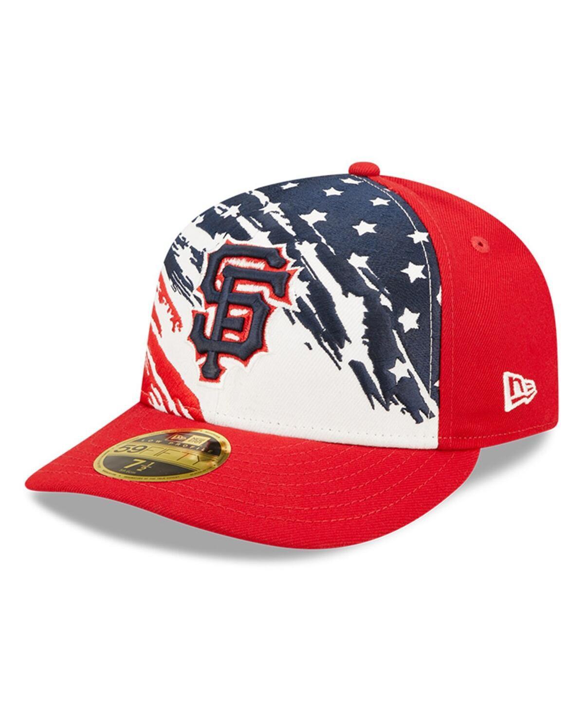 Men's New Era Red San Francisco Giants 2022 4th of July Low Profile 59FIFTY Fitted Hat, Size: 7 3/4 Product Image