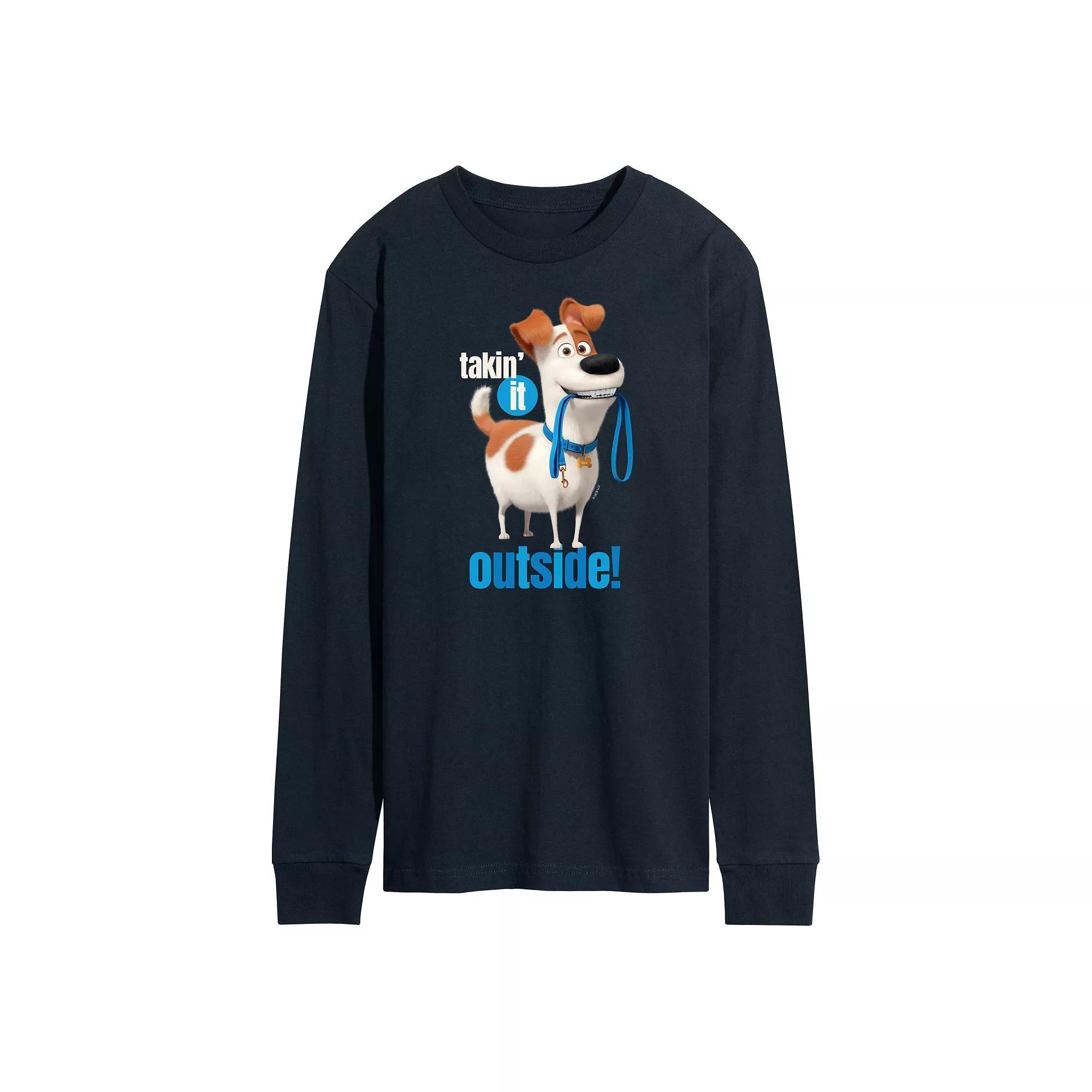 Mens Mean Girls Regina Long Sleeve Graphic Tee Blue Product Image