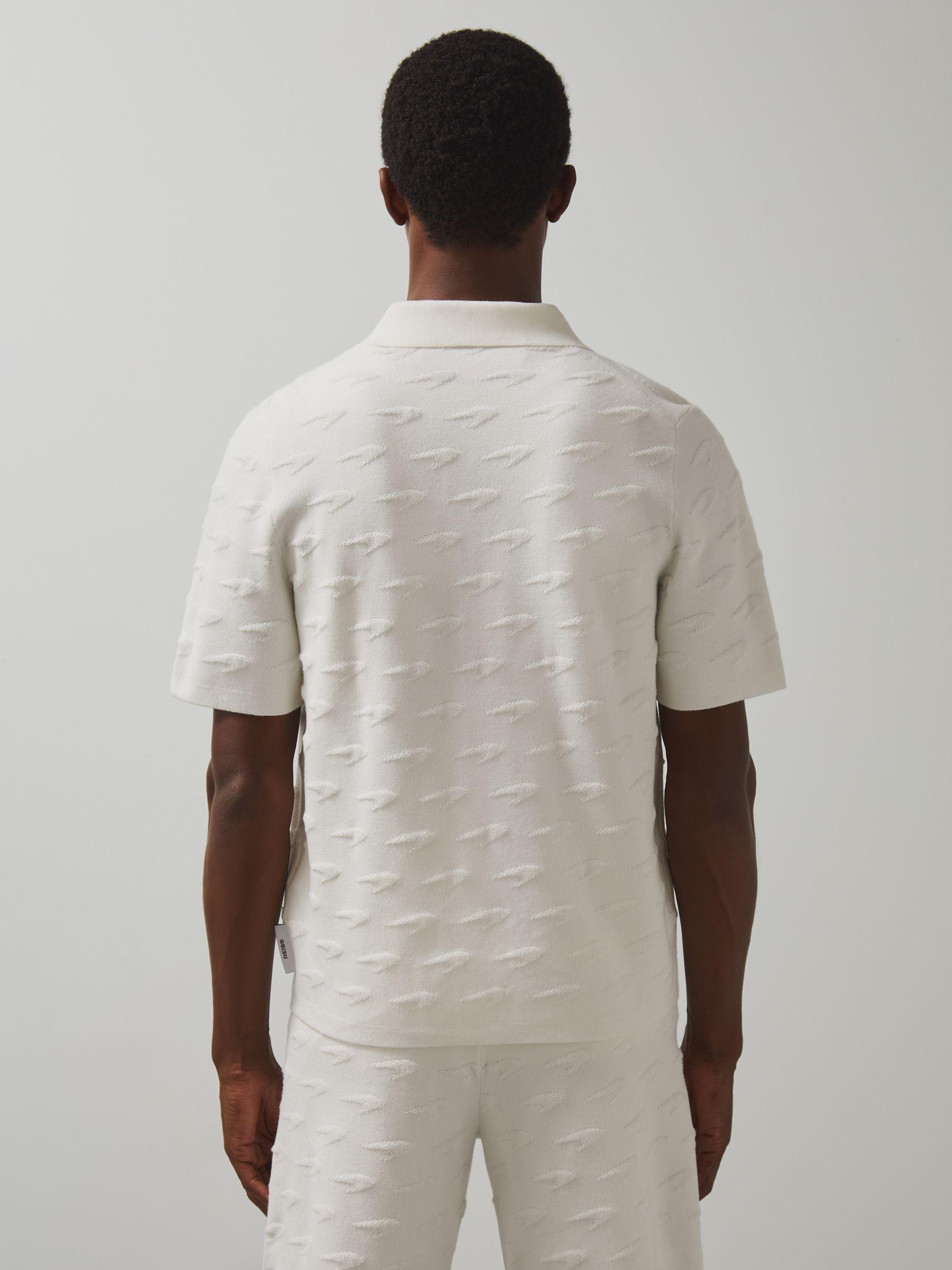 McLaren F1 Team Speedmark Knit Shirt in White Product Image