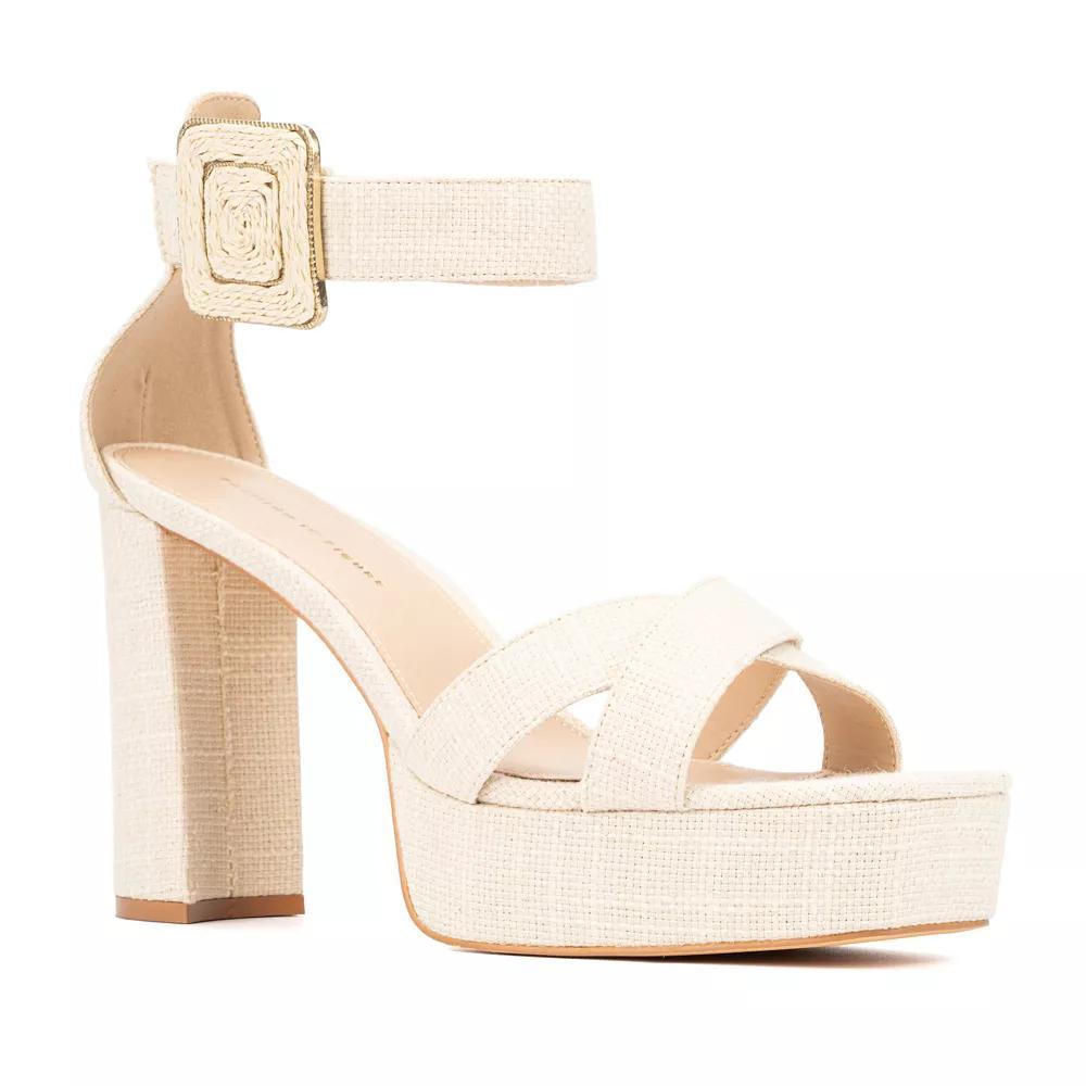 Fashion to Figure Layla Womens Wide Width Dress Sandals Product Image